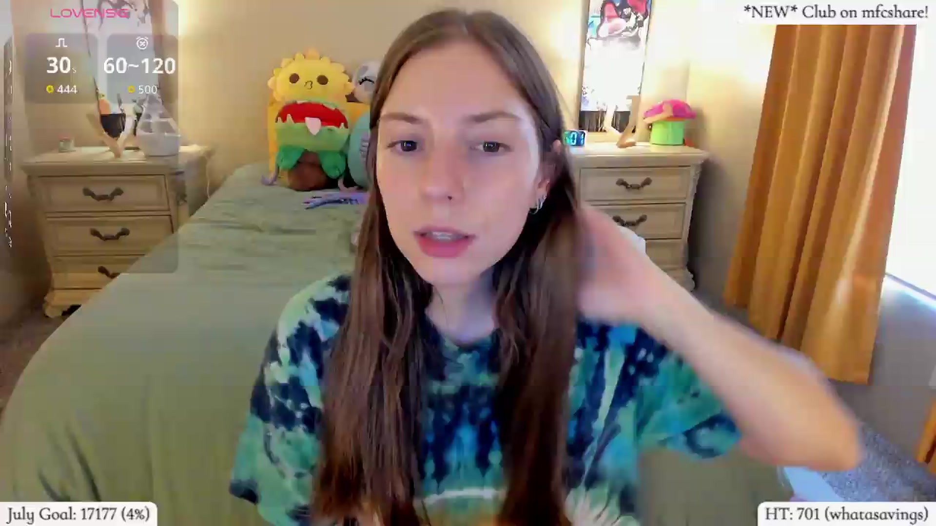 Gallery image thumbnail from HurricaneLexi's myfreecams stream on, 07/27/2026, 02:15 image 1 of 20