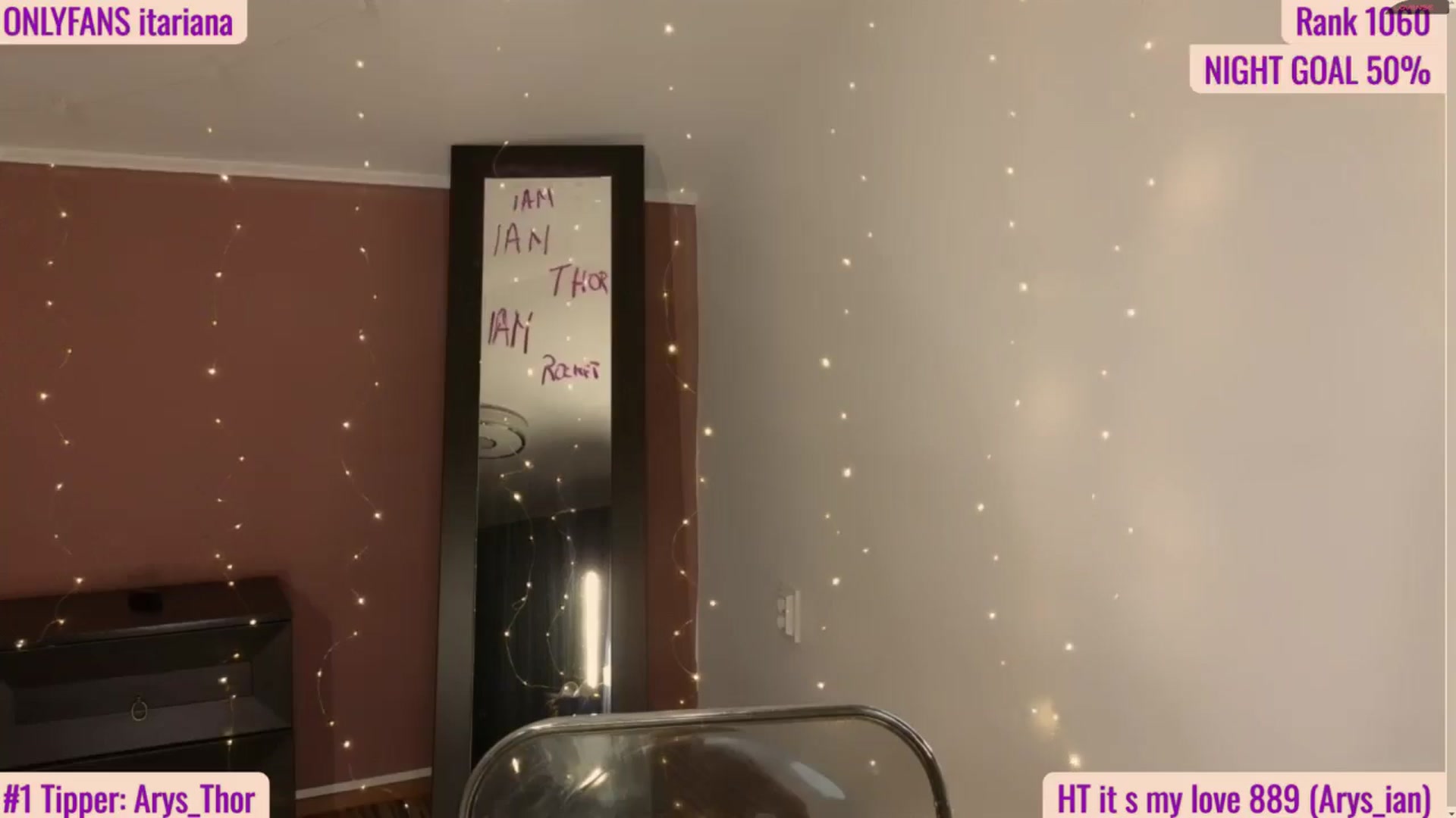 Gallery image thumbnail from IT_Ariana's myfreecams stream on, 01/16/2025, 22:31 image 10 of 20