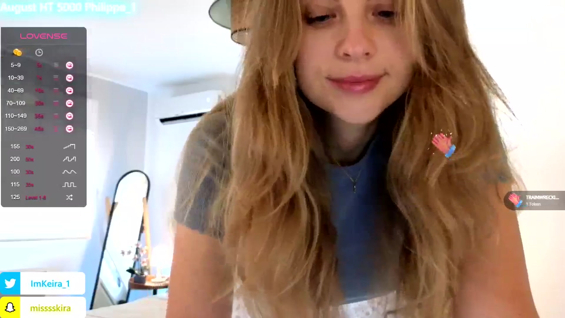 Gallery image thumbnail from ImBdayKeira's myfreecams stream on, 08/18/2024, 09:19 image 8 of 20