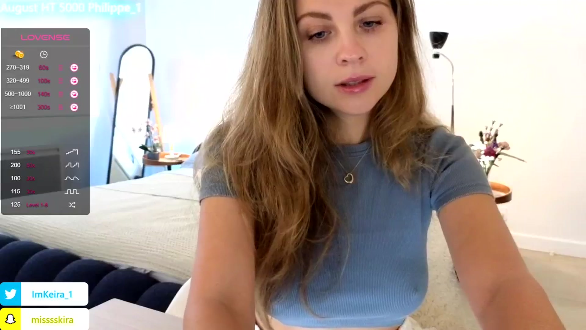 Gallery image thumbnail from ImBdayKeira's myfreecams stream on, 08/18/2024, 09:19 image 13 of 20