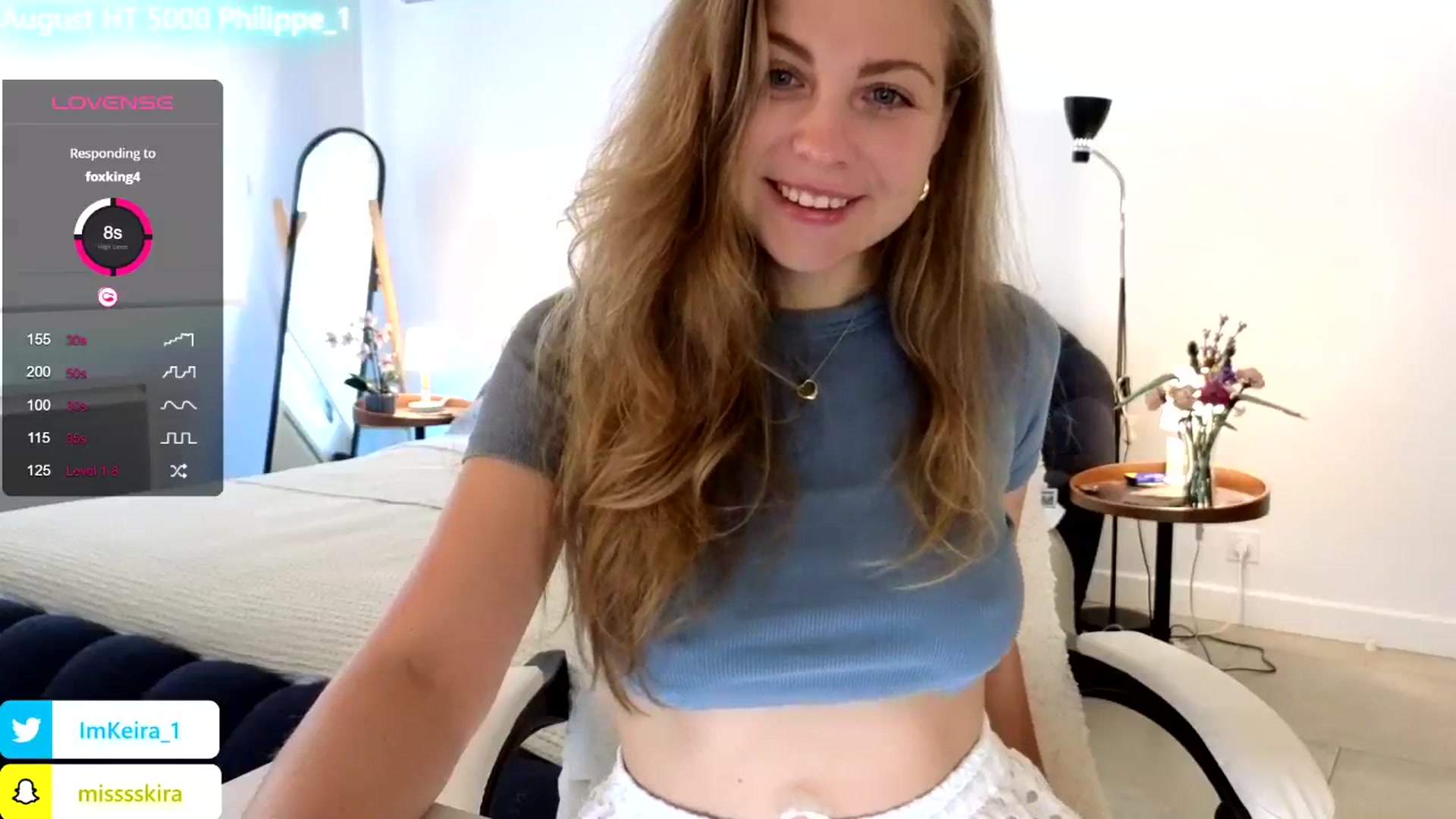 Gallery image thumbnail from ImBdayKeira's myfreecams stream on, 08/18/2024, 09:19 image 11 of 20