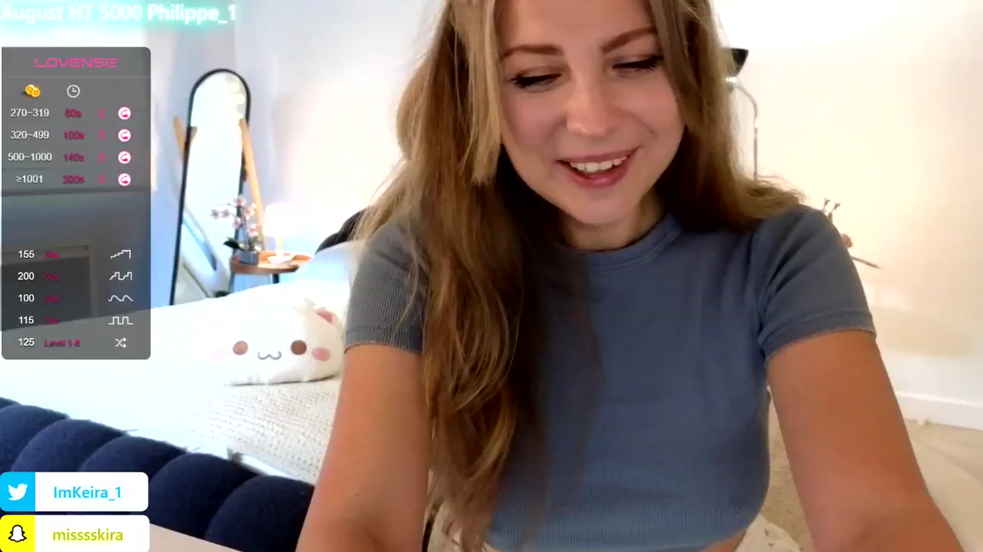 Gallery image thumbnail from ImBdayKeira's myfreecams stream on, 08/18/2024, 18:06 image 20 of 20