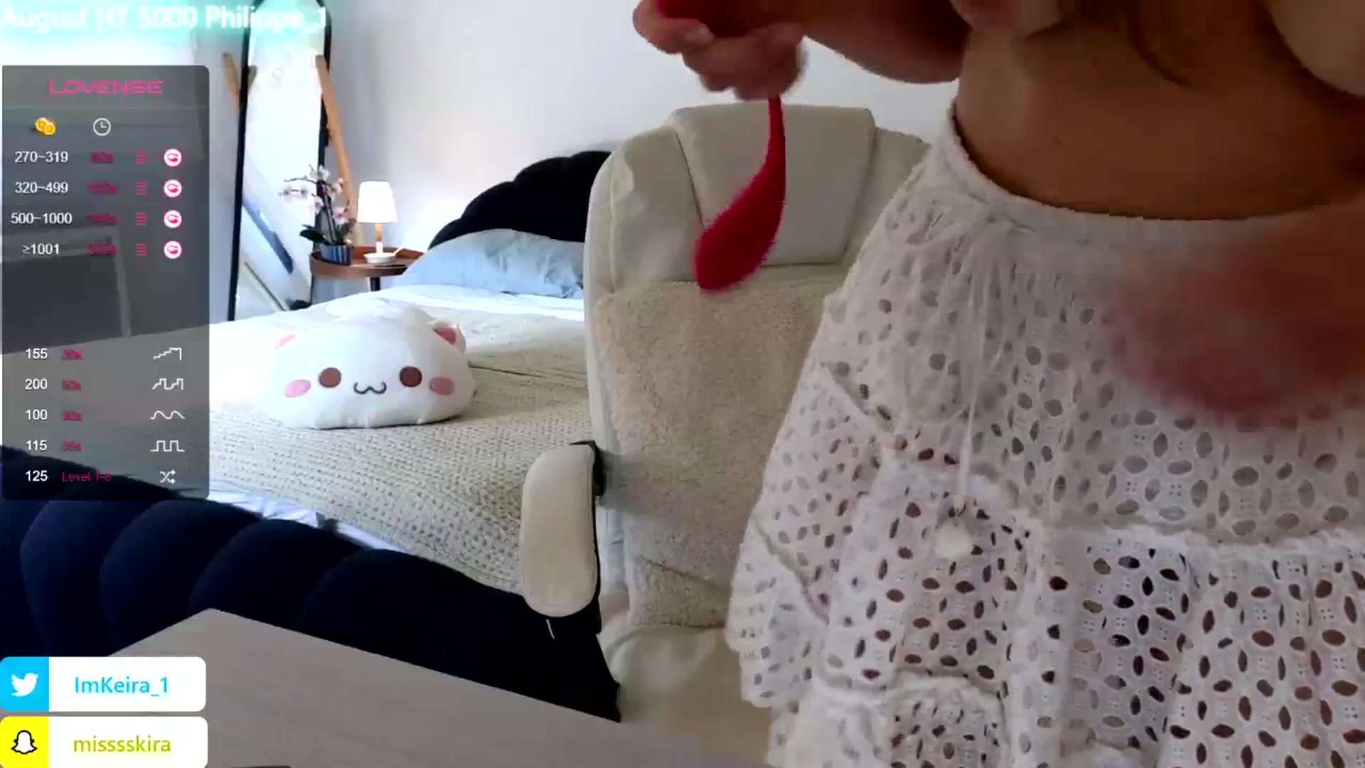 Gallery image thumbnail from ImBdayKeira's myfreecams stream on, 08/18/2024, 18:06 image 11 of 20