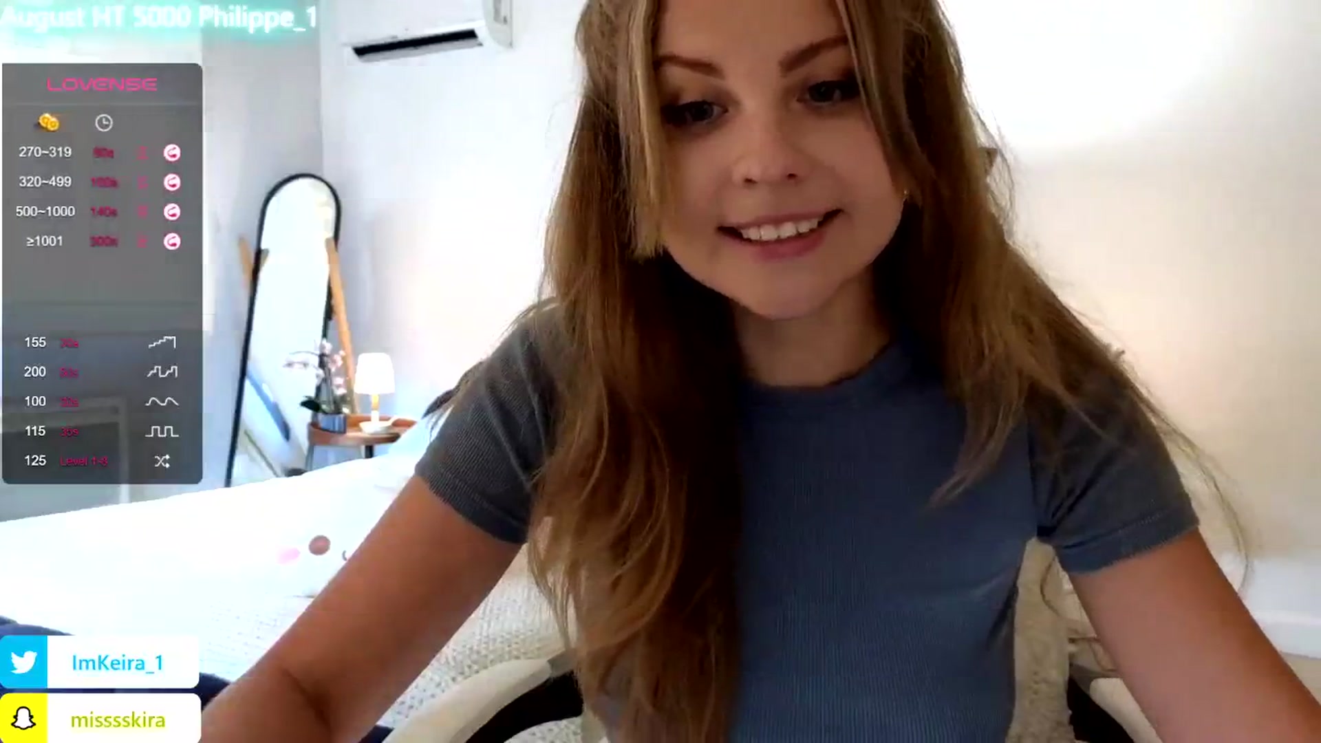 Gallery image thumbnail from ImBdayKeira's myfreecams stream on, 08/18/2024, 18:06 image 13 of 20