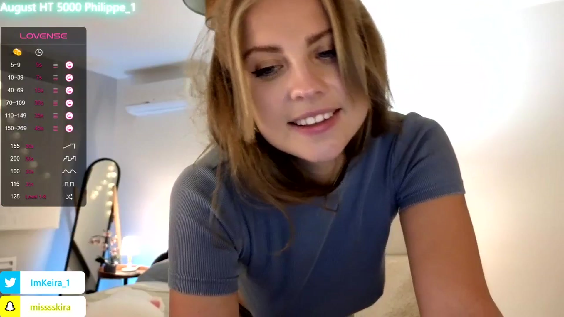 Gallery image thumbnail from ImBdayKeira's myfreecams stream on, 08/18/2024, 20:19 image 13 of 20
