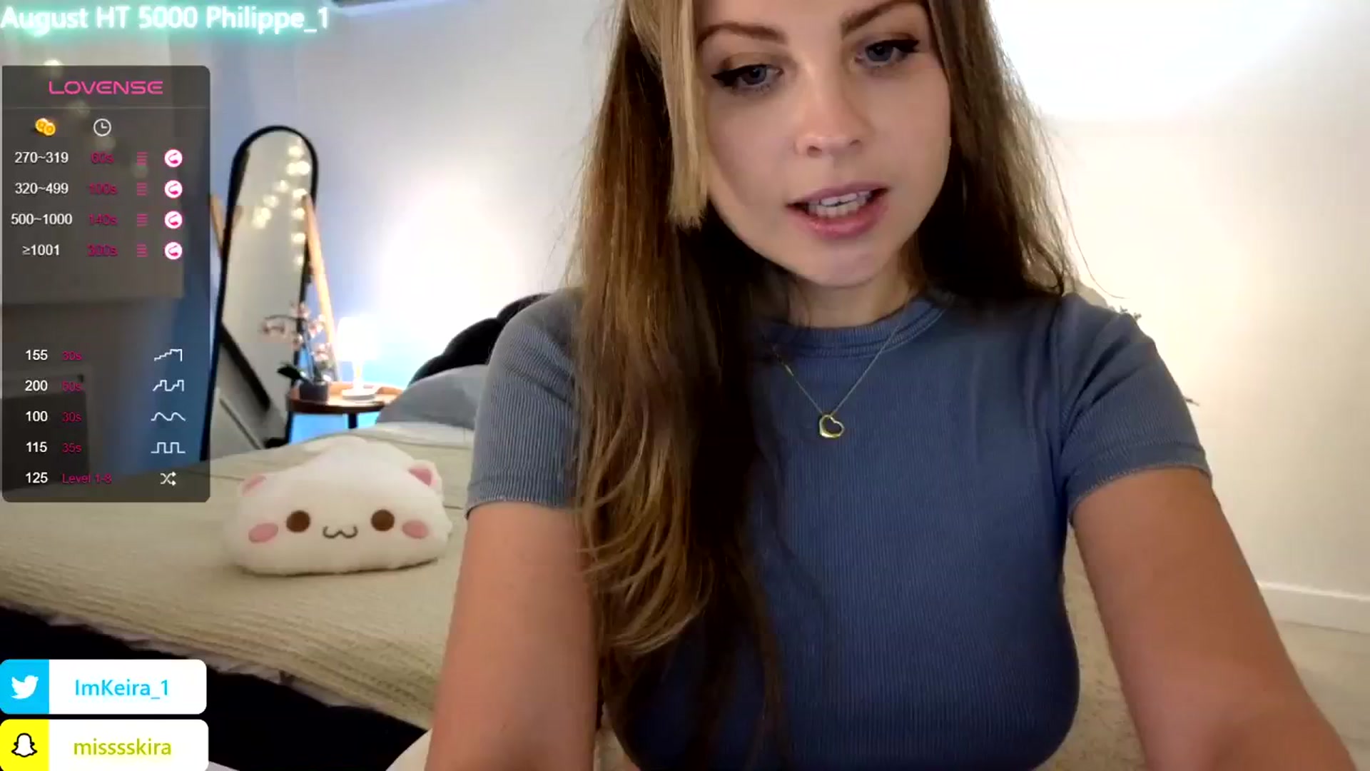 Gallery image thumbnail from ImBdayKeira's myfreecams stream on, 08/18/2024, 20:19 image 15 of 20