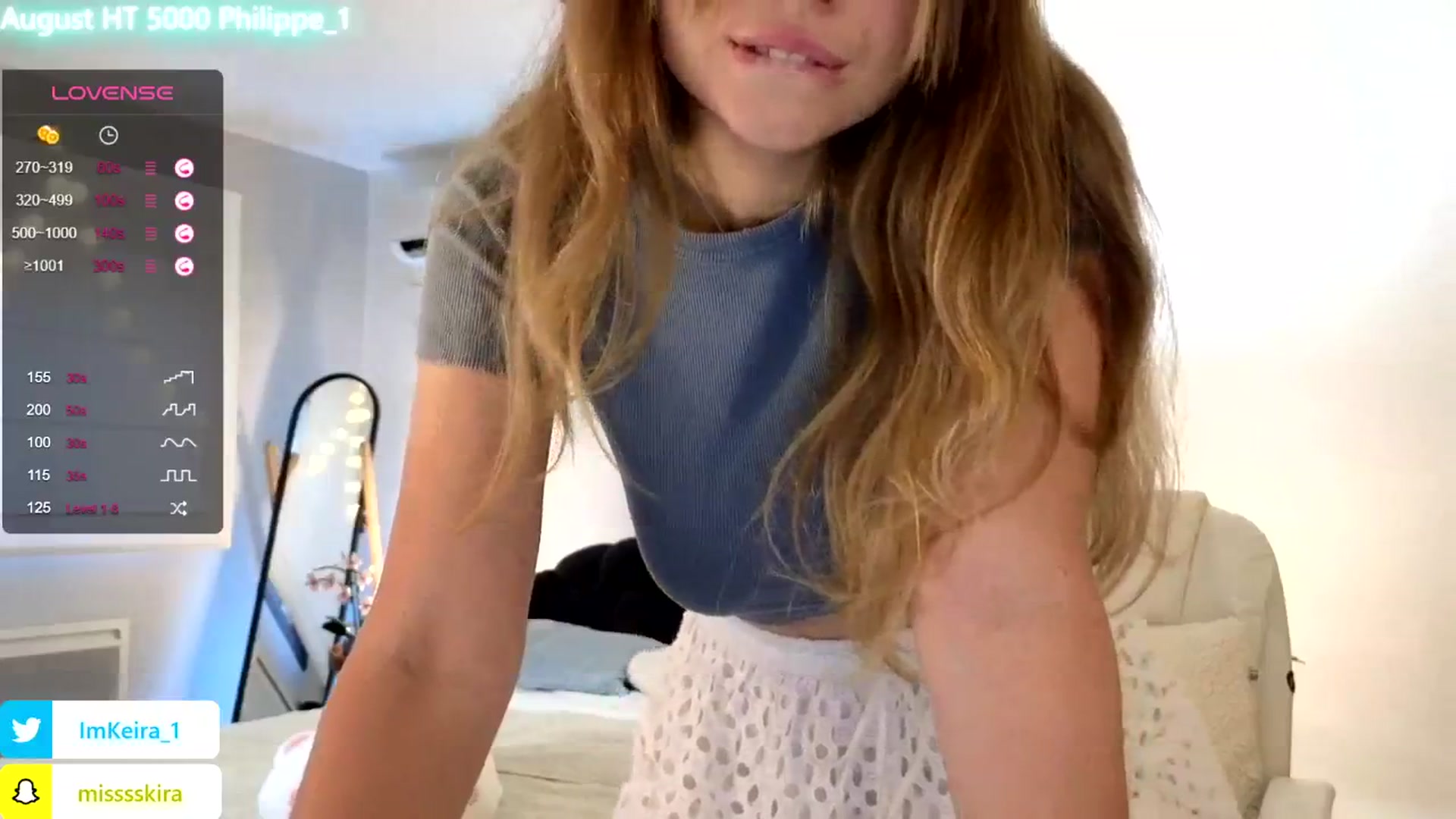 Gallery image thumbnail from ImBdayKeira's myfreecams stream on, 08/18/2024, 20:19 image 4 of 20