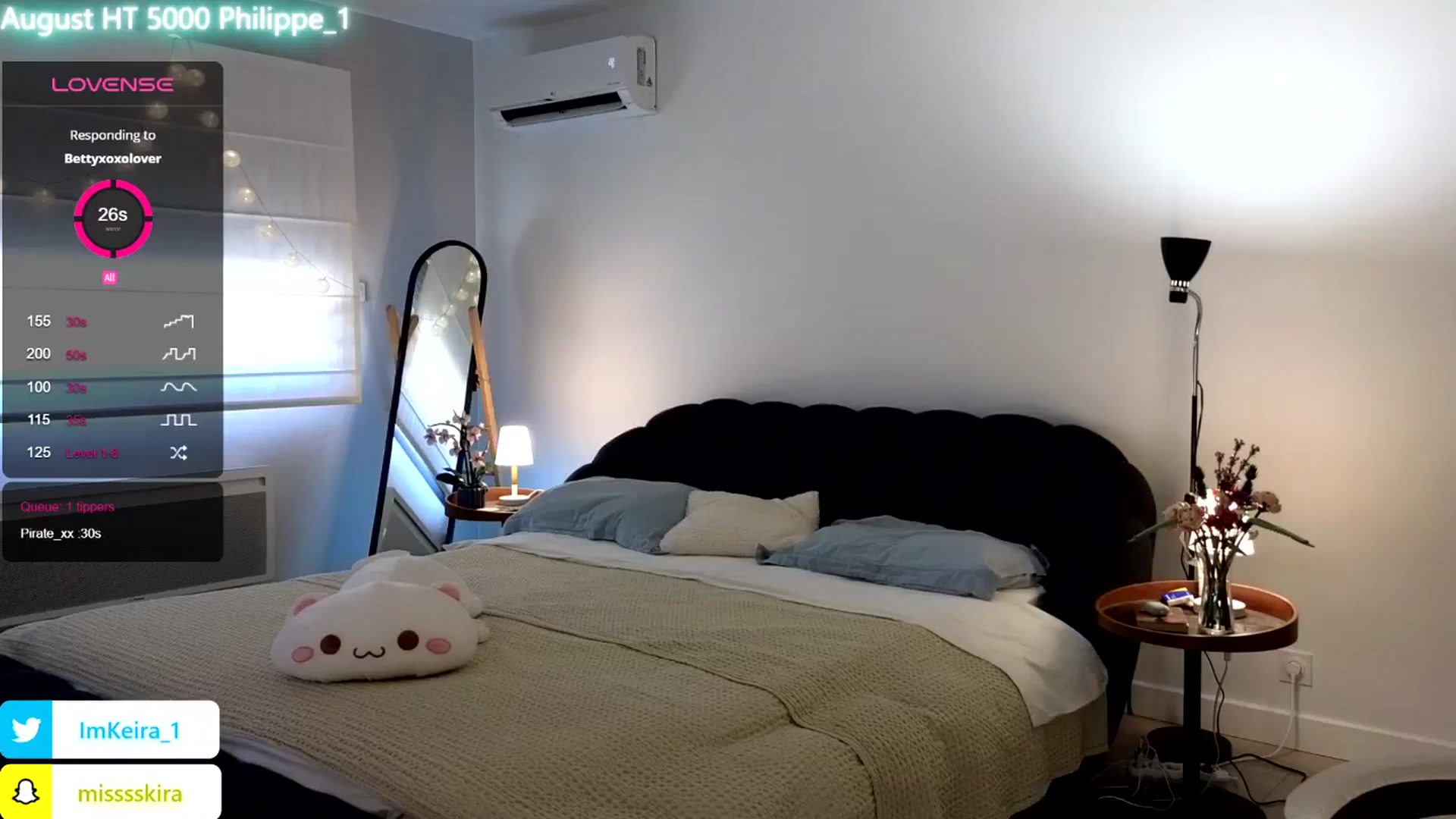 Gallery image thumbnail from ImBdayKeira's myfreecams stream on, 08/24/2024, 13:56 image 9 of 20