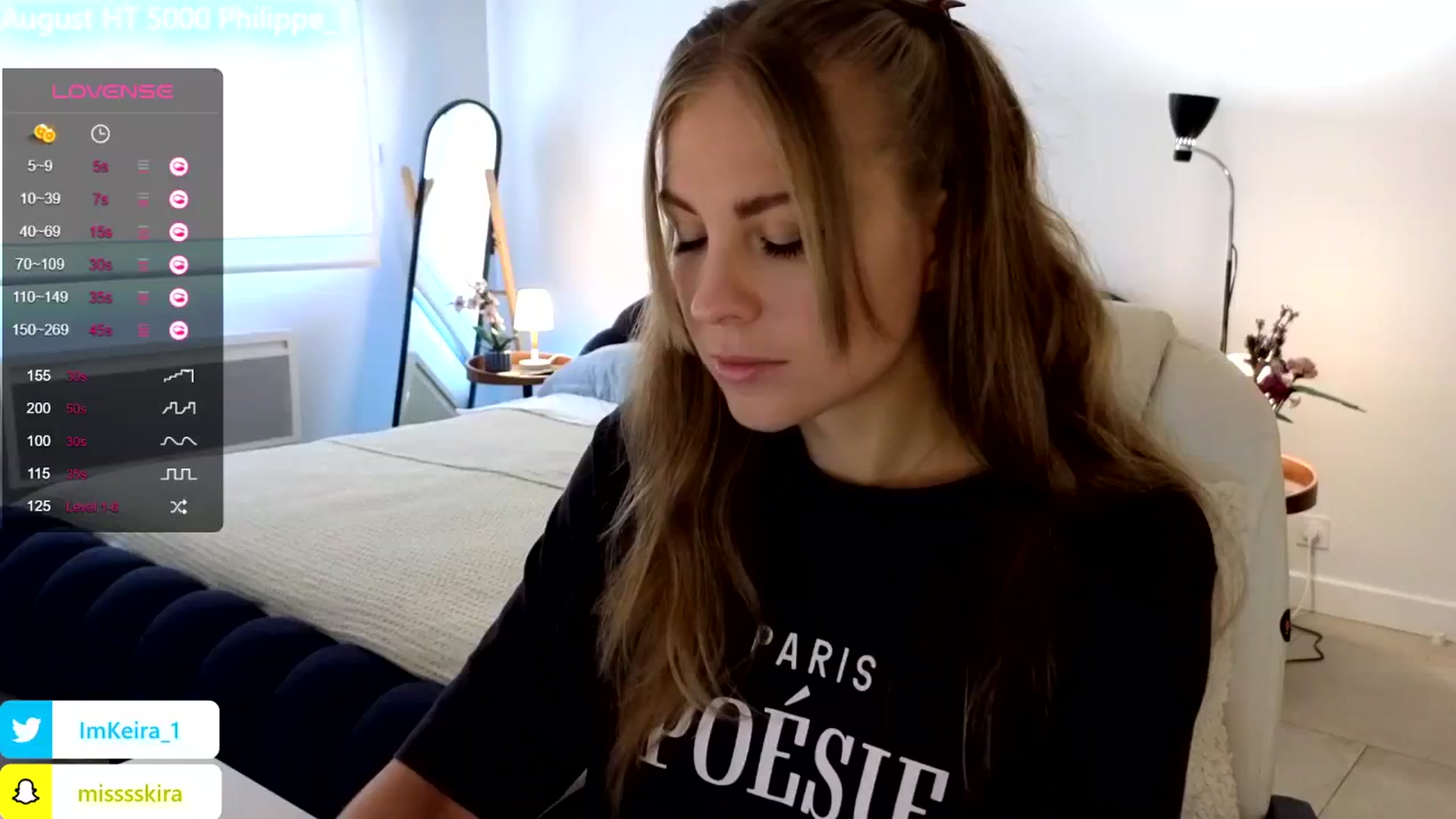 Gallery image thumbnail from ImBdayKeira's myfreecams stream on, 08/25/2024, 09:03 image 9 of 20