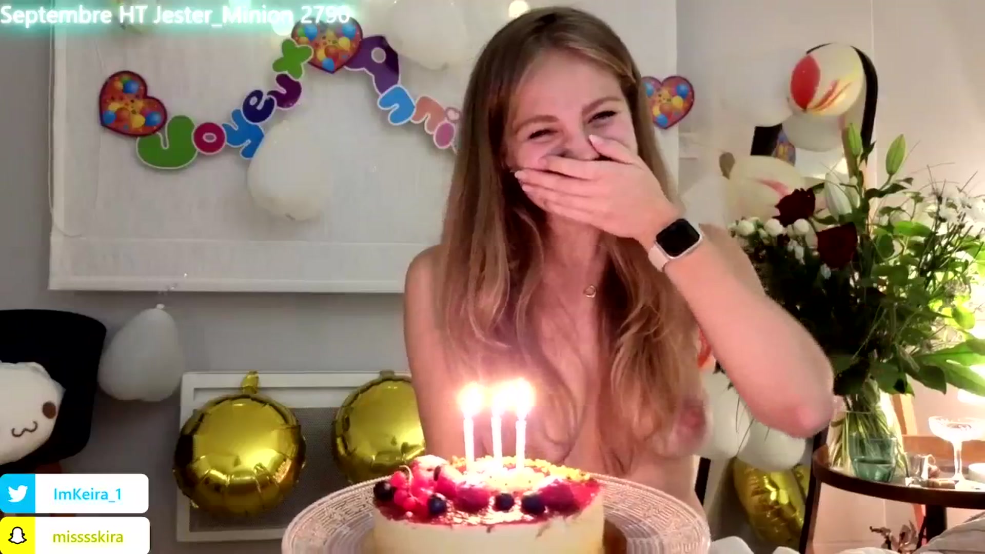 Gallery image thumbnail from ImBdayKeira's myfreecams stream on, 09/07/2024, 20:01 image 17 of 20