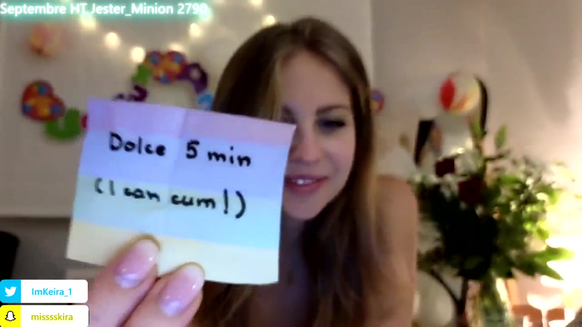 Gallery image thumbnail from ImBdayKeira's myfreecams stream on, 09/07/2024, 20:38 image 20 of 20