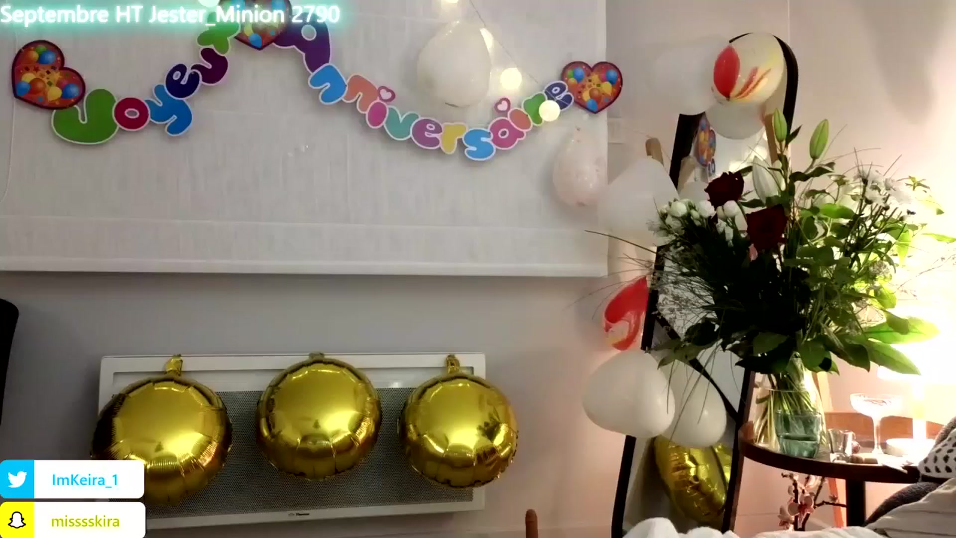 Gallery image thumbnail from ImBdayKeira's myfreecams stream on, 09/07/2024, 22:16 image 20 of 20