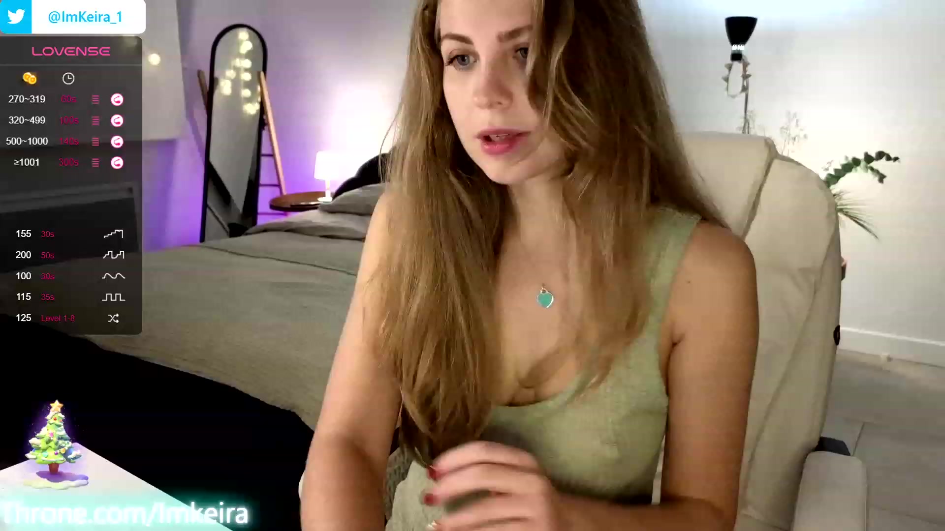 Gallery image thumbnail from ImKeira's myfreecams stream on, 12/30/2023, 19:00 image 1 of 20