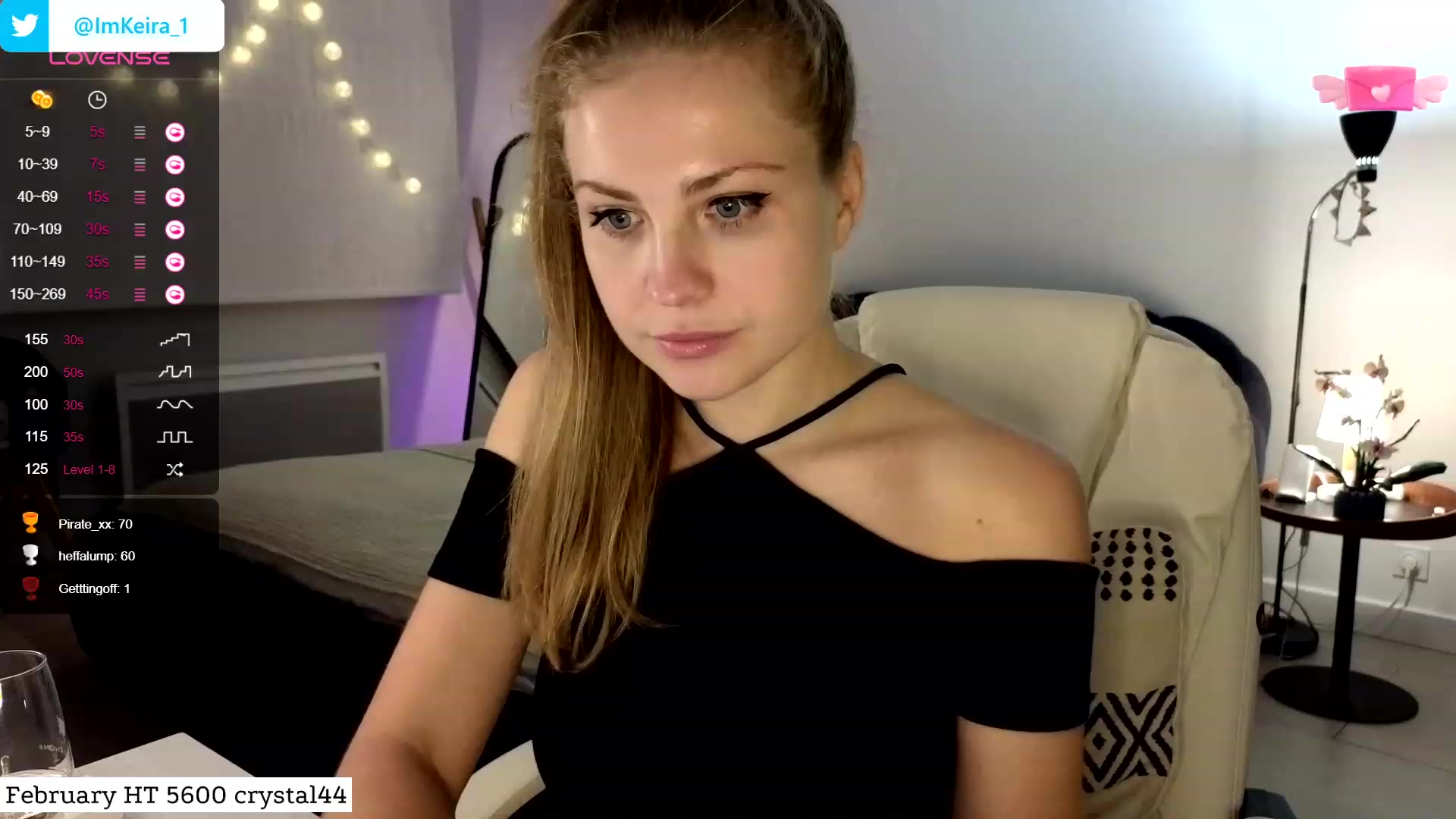 Gallery image thumbnail from ImKeira's myfreecams stream on, 02/05/2024, 20:45 image 17 of 20
