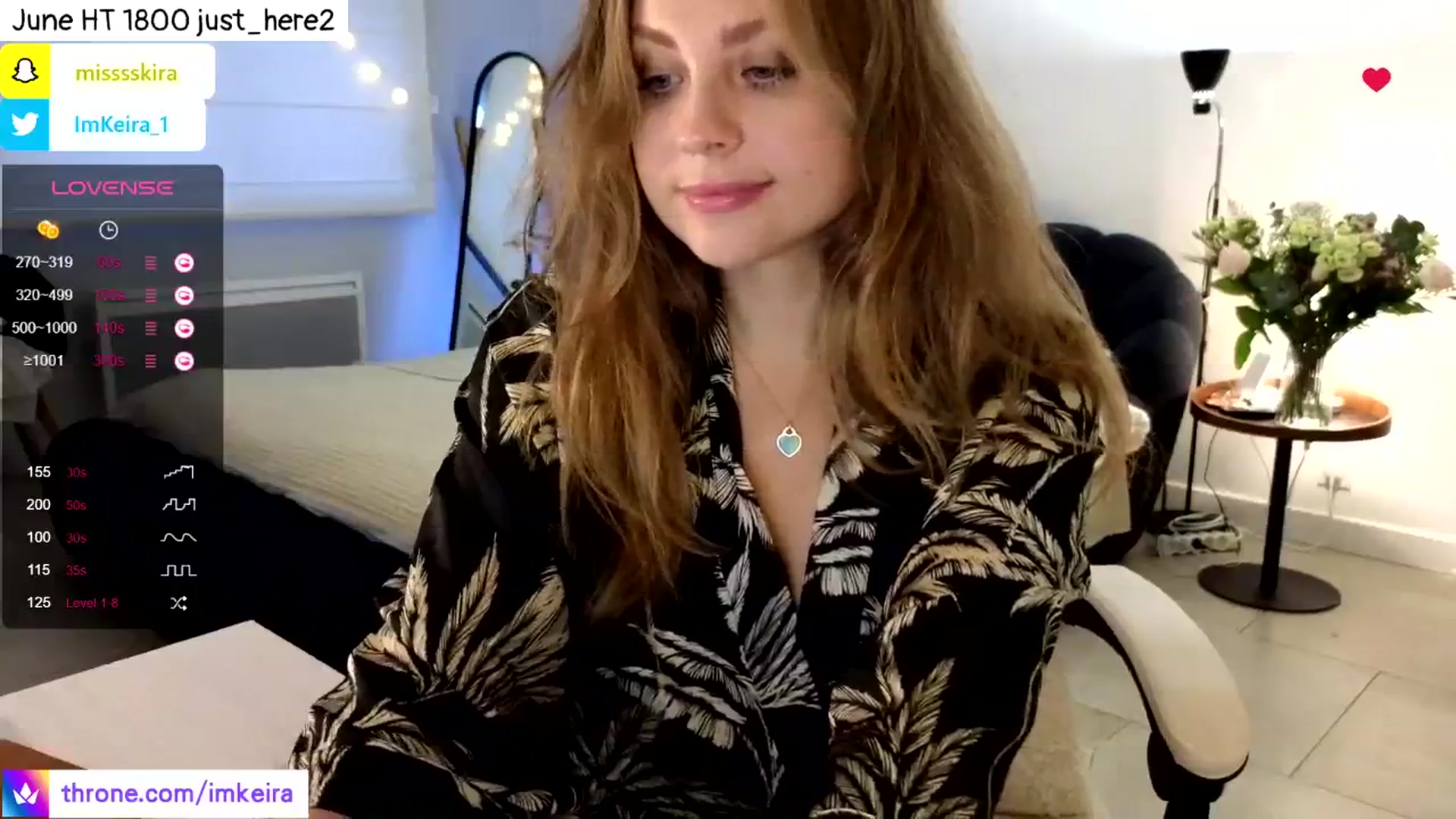 Gallery image thumbnail from ImKeira's myfreecams stream on, 06/07/2024, 19:41 image 18 of 20