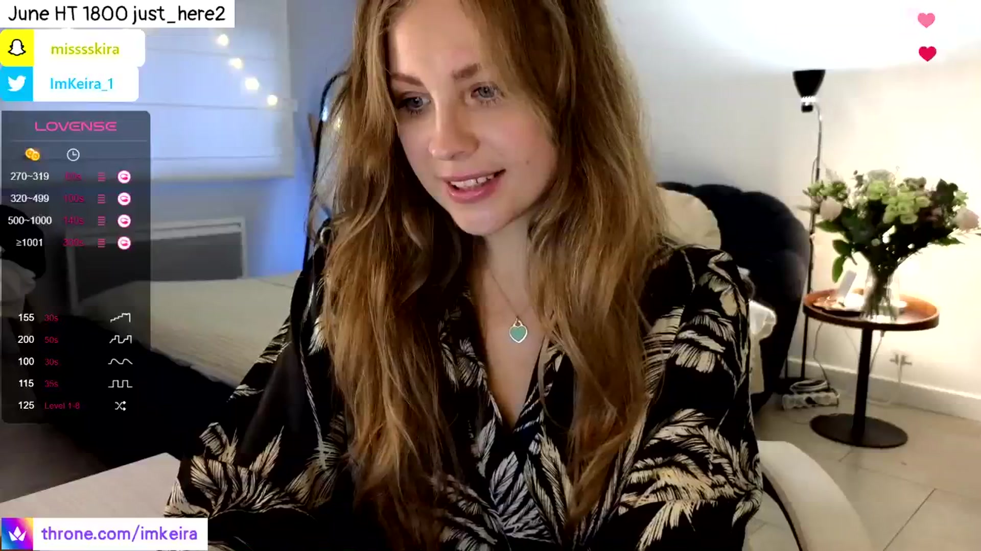 Gallery image thumbnail from ImKeira's myfreecams stream on, 06/07/2024, 19:41 image 17 of 20