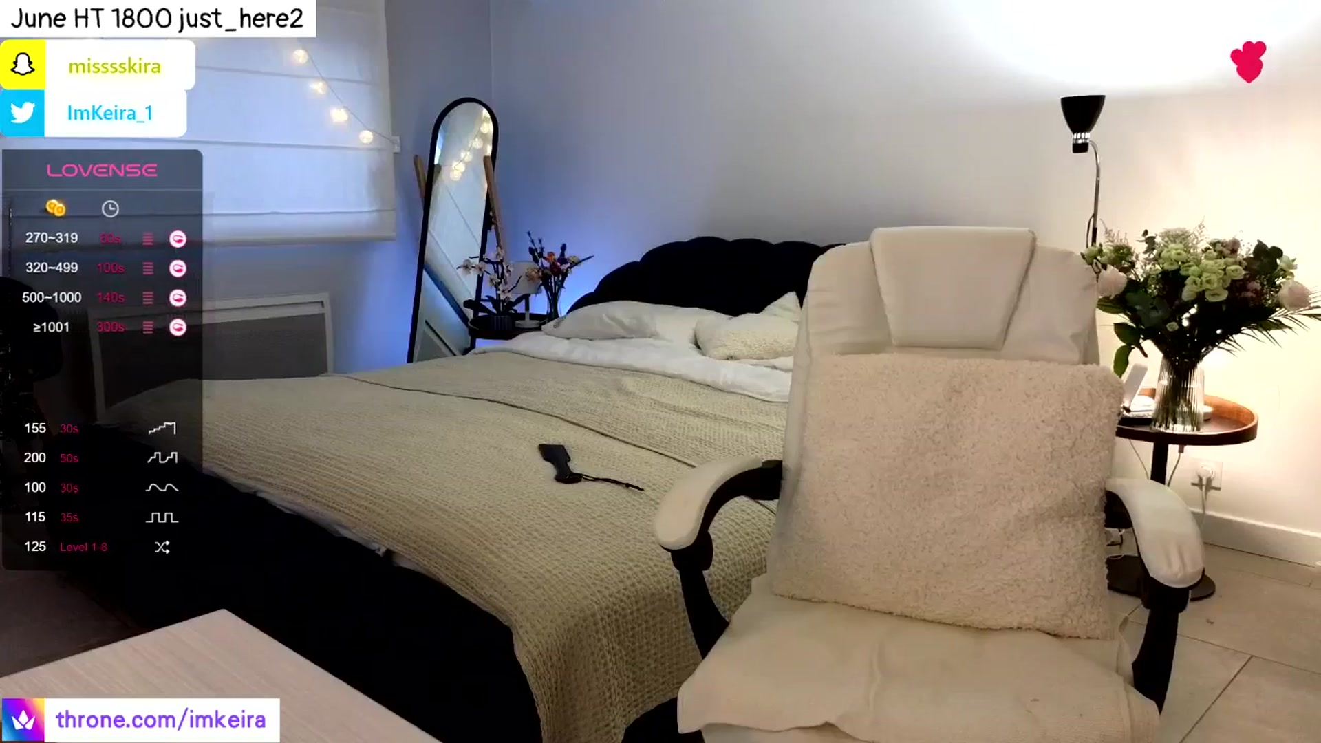 Gallery image thumbnail from ImKeira's myfreecams stream on, 06/07/2024, 19:41 image 16 of 20