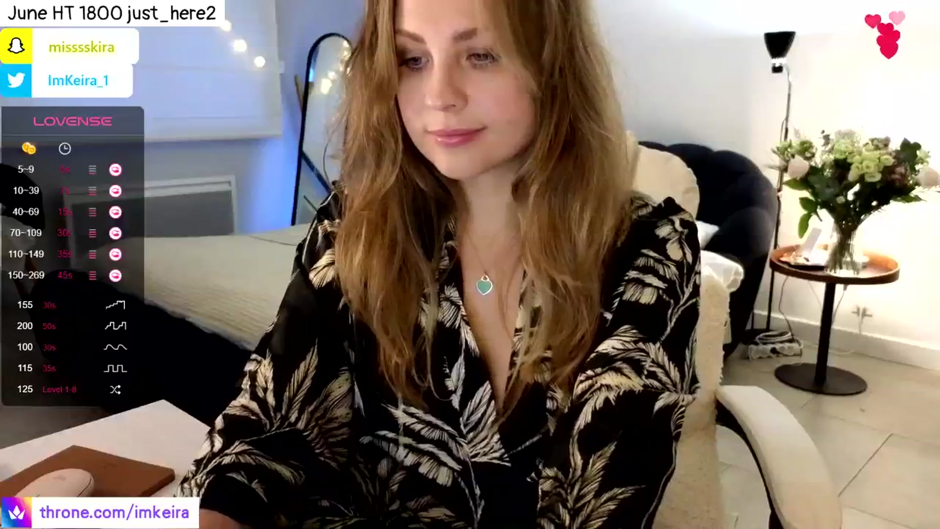 Gallery image thumbnail from ImKeira's myfreecams stream on, 06/07/2024, 19:41 image 19 of 20
