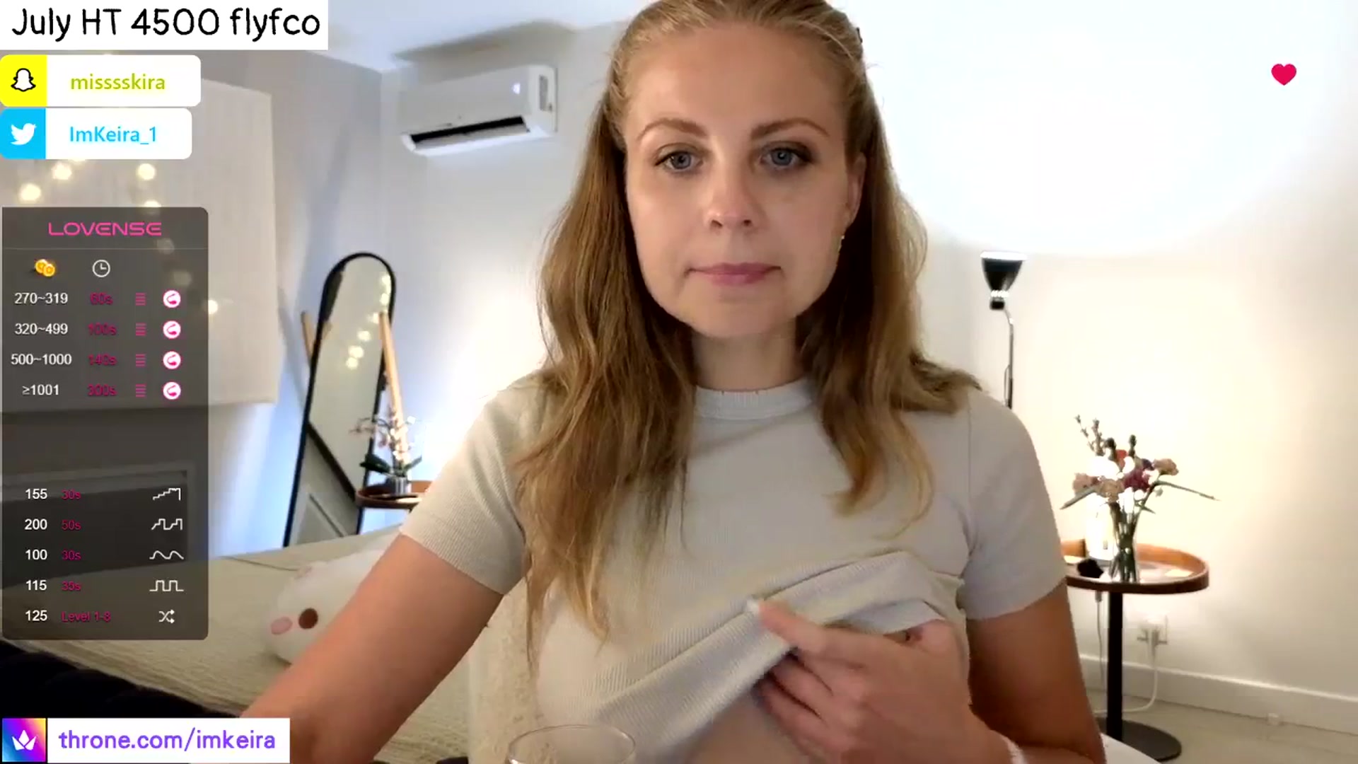 Gallery image thumbnail from ImKeira's myfreecams stream on, 07/26/2024, 20:22 image 17 of 20
