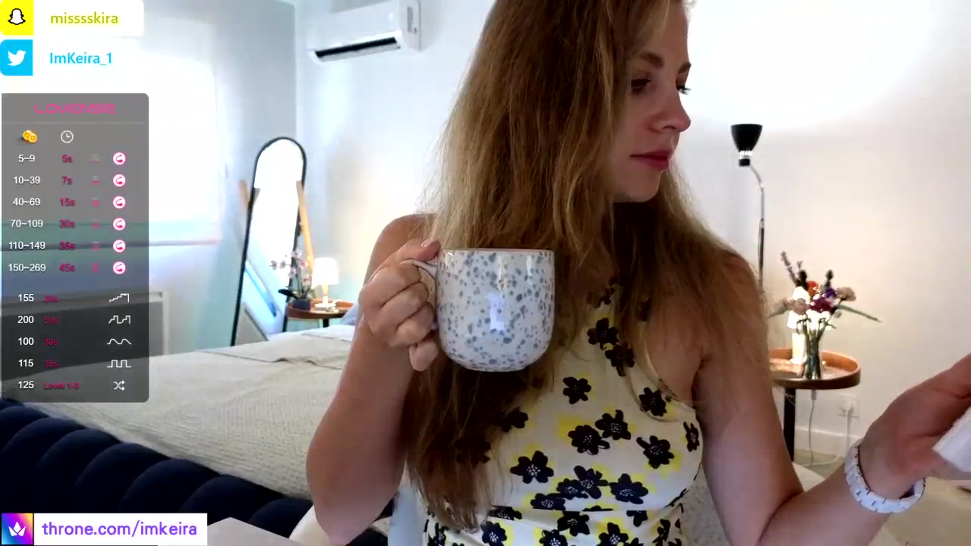 Gallery image thumbnail from ImKeira's myfreecams stream on, 08/09/2024, 08:58 image 6 of 20