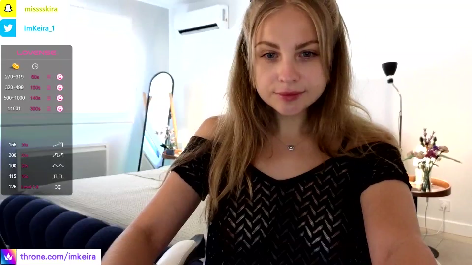 Gallery image thumbnail from ImKeira's myfreecams stream on, 08/10/2024, 08:01 image 18 of 20