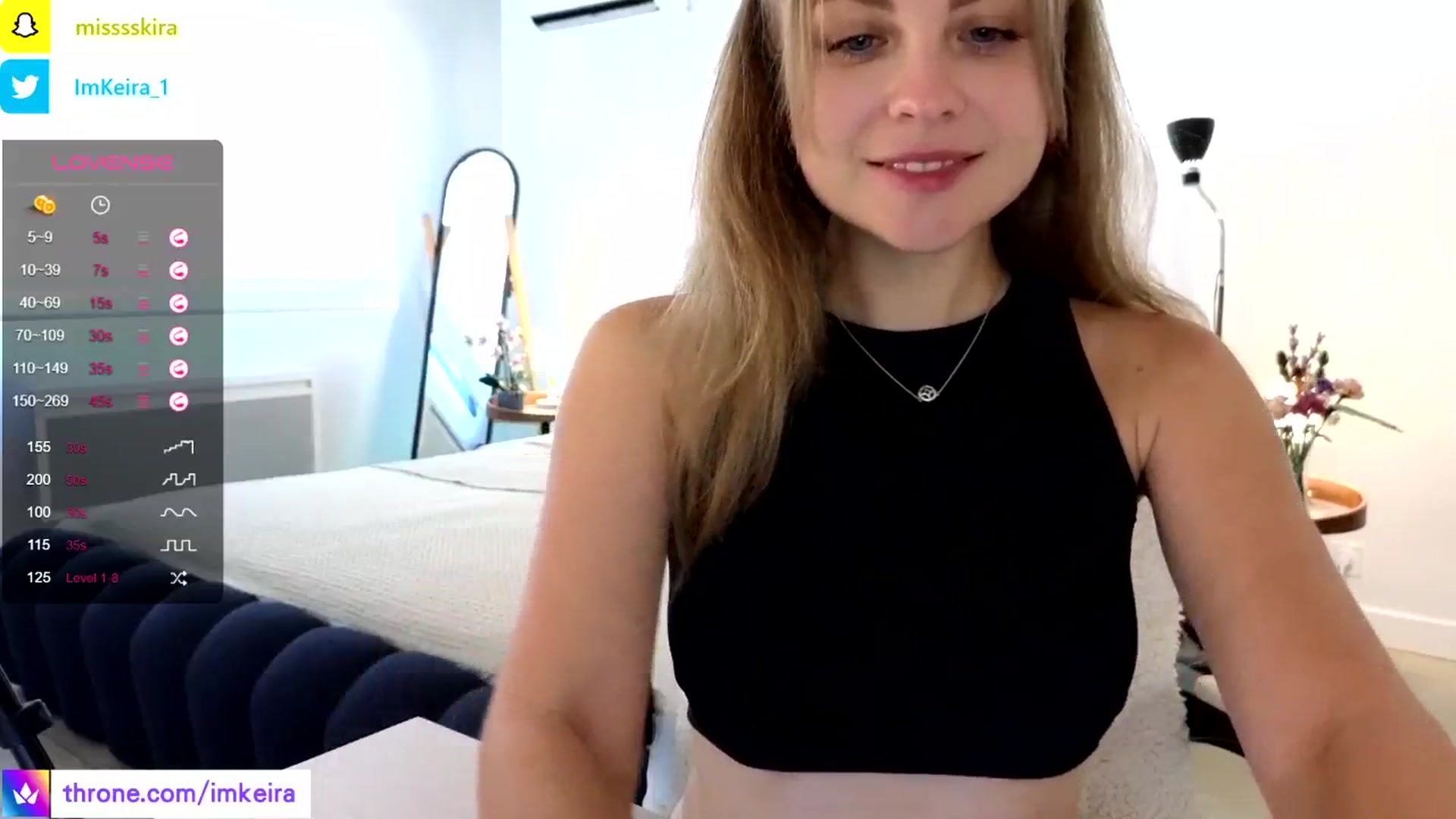 Gallery image thumbnail from ImKeira's myfreecams stream on, 08/10/2024, 08:01 image 2 of 20