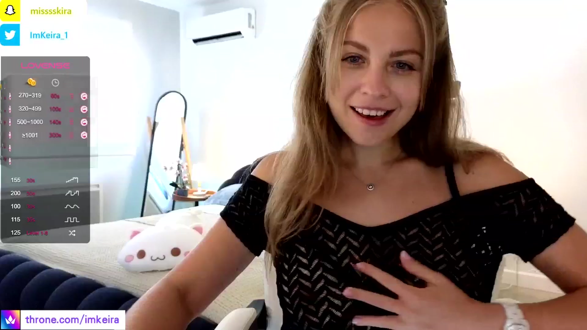 Gallery image thumbnail from ImKeira's myfreecams stream on, 08/10/2024, 10:20 image 17 of 20