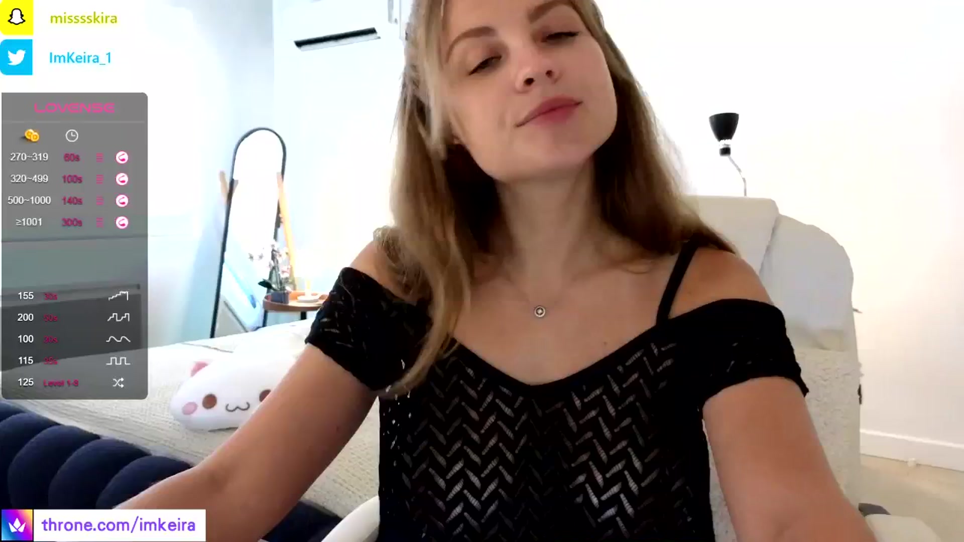 Gallery image thumbnail from ImKeira's myfreecams stream on, 08/10/2024, 10:20 image 6 of 20