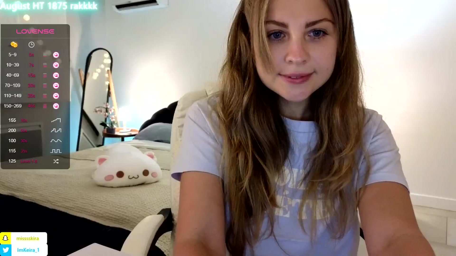 Gallery image thumbnail from ImKeira's myfreecams stream on, 08/11/2024, 20:56 image 19 of 20