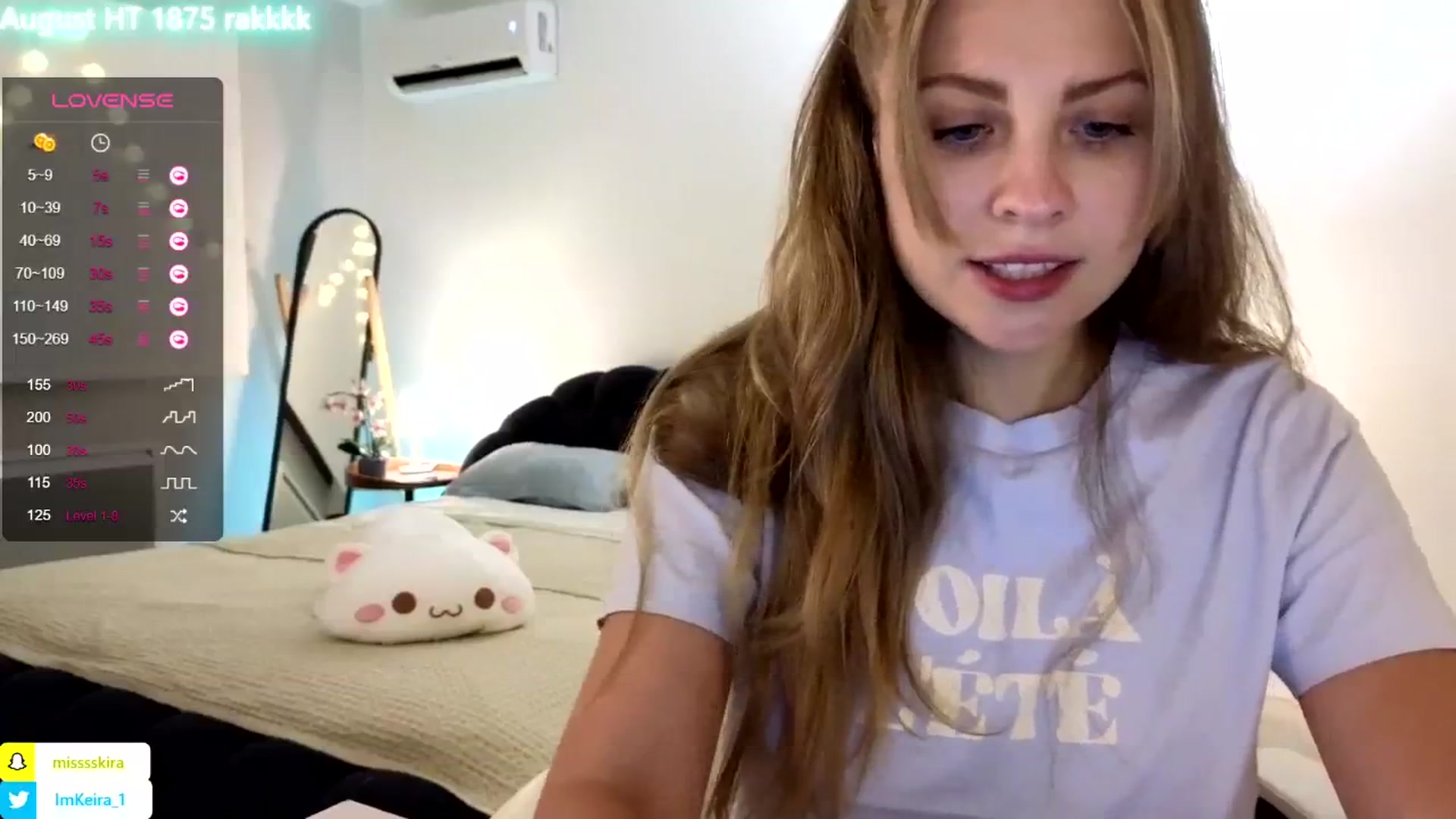 Gallery image thumbnail from ImKeira's myfreecams stream on, 08/11/2024, 20:56 image 13 of 20