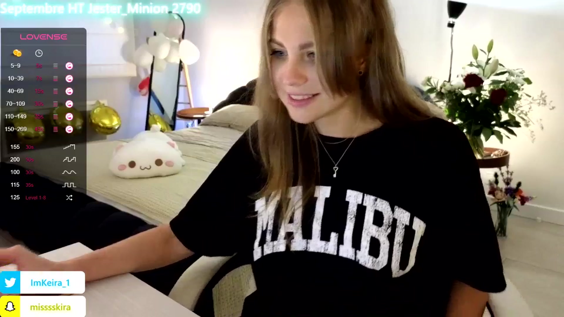 Gallery image thumbnail from ImKeira's myfreecams stream on, 09/08/2024, 21:03 image 2 of 20