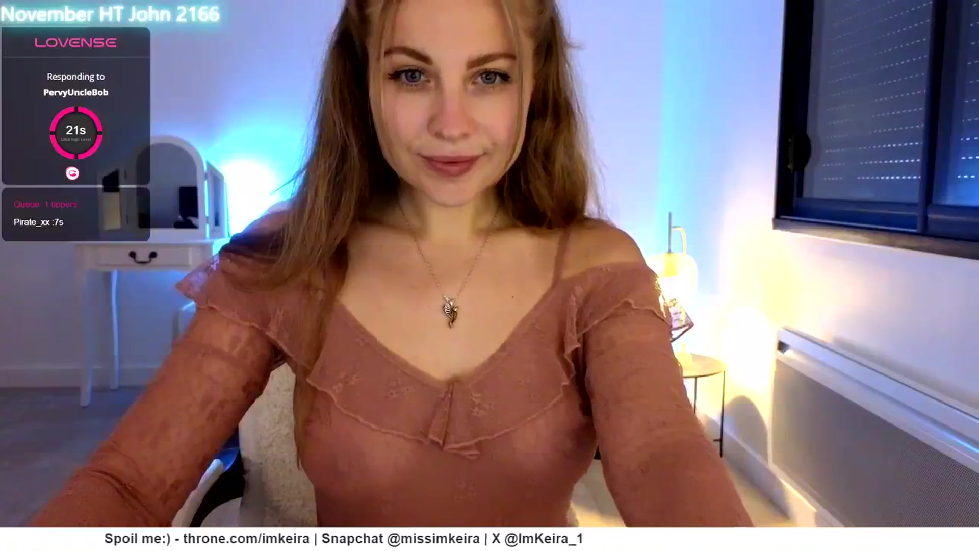 Gallery image thumbnail from ImKeira's myfreecams stream on, 11/16/2024, 17:10 image 12 of 20
