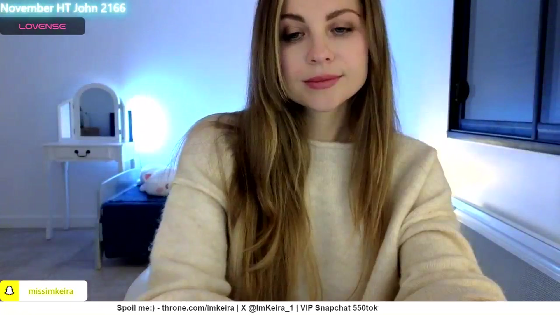 Gallery image thumbnail from ImKeira's myfreecams stream on, 11/23/2024, 19:09 image 4 of 20