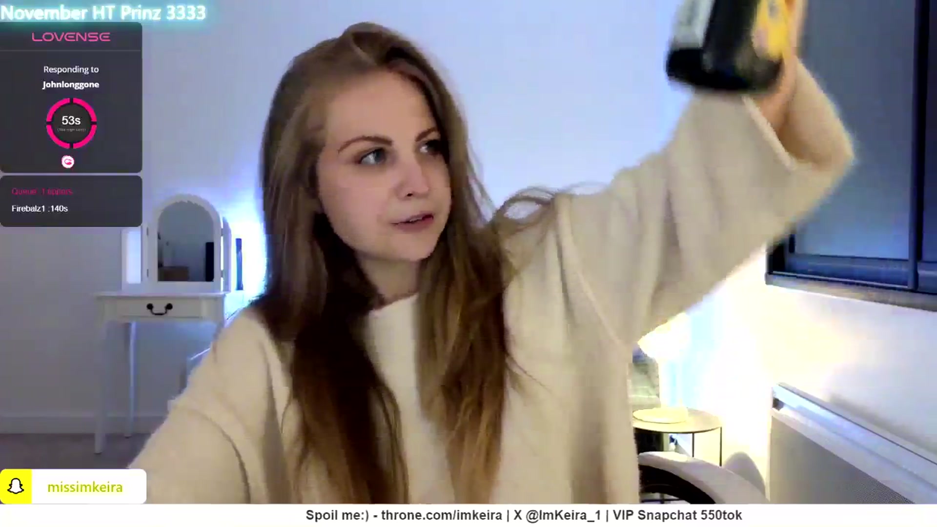 Gallery image thumbnail from ImKeira's myfreecams stream on, 11/23/2024, 21:46 image 2 of 20