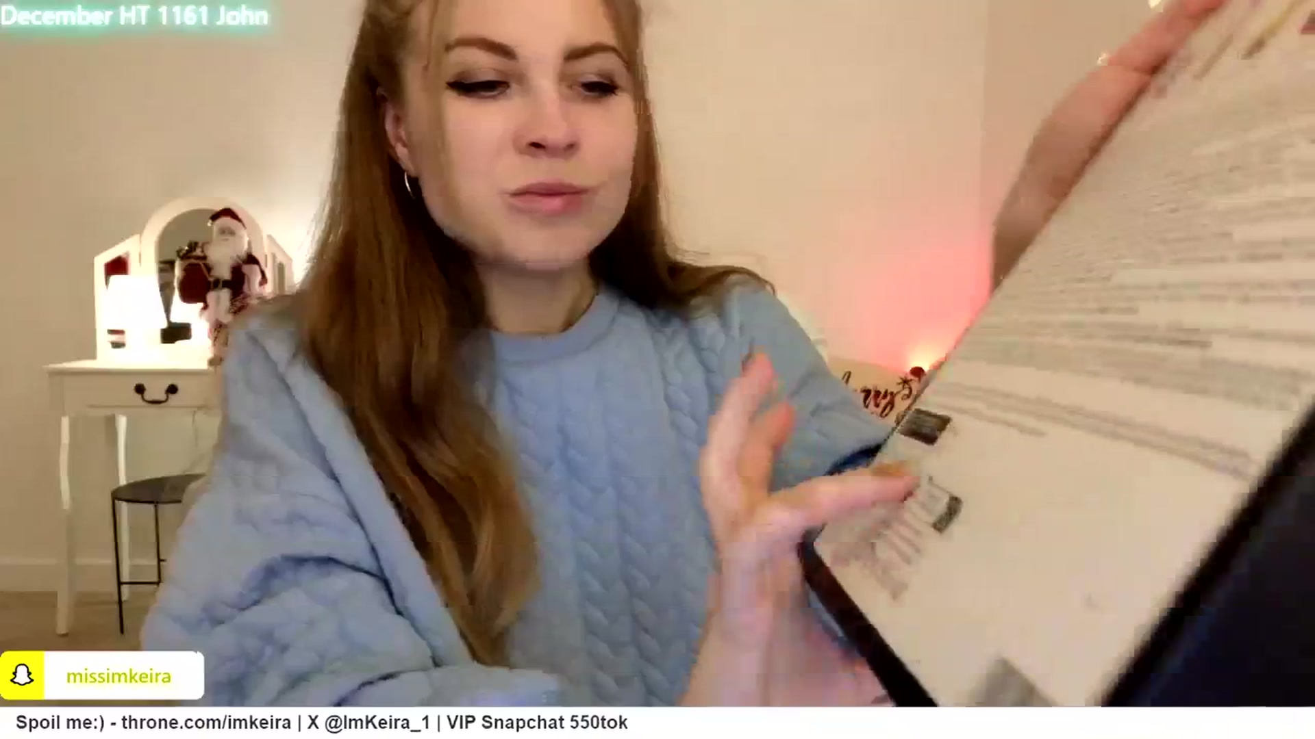 Gallery image thumbnail from ImKeira's myfreecams stream on, 12/02/2024, 22:35 image 11 of 20