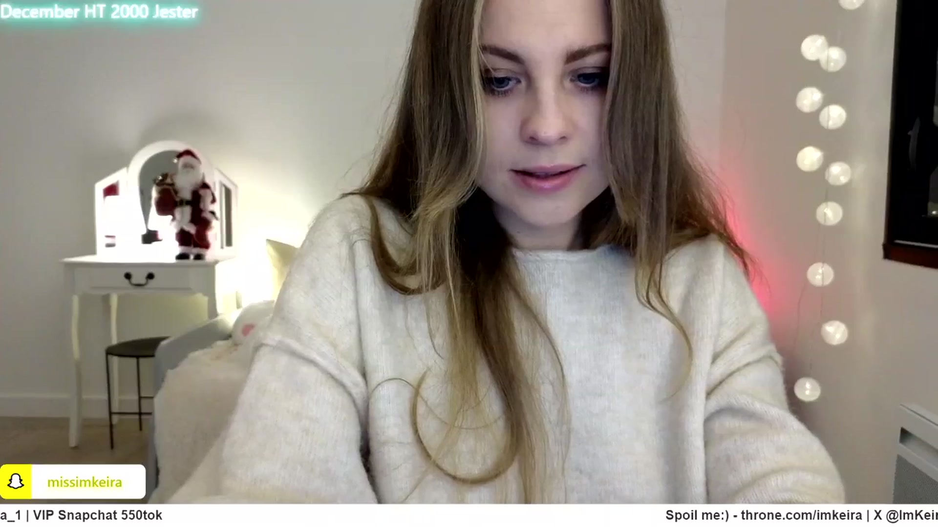 Gallery image thumbnail from ImKeira's myfreecams stream on, 12/04/2024, 22:27 image 4 of 20
