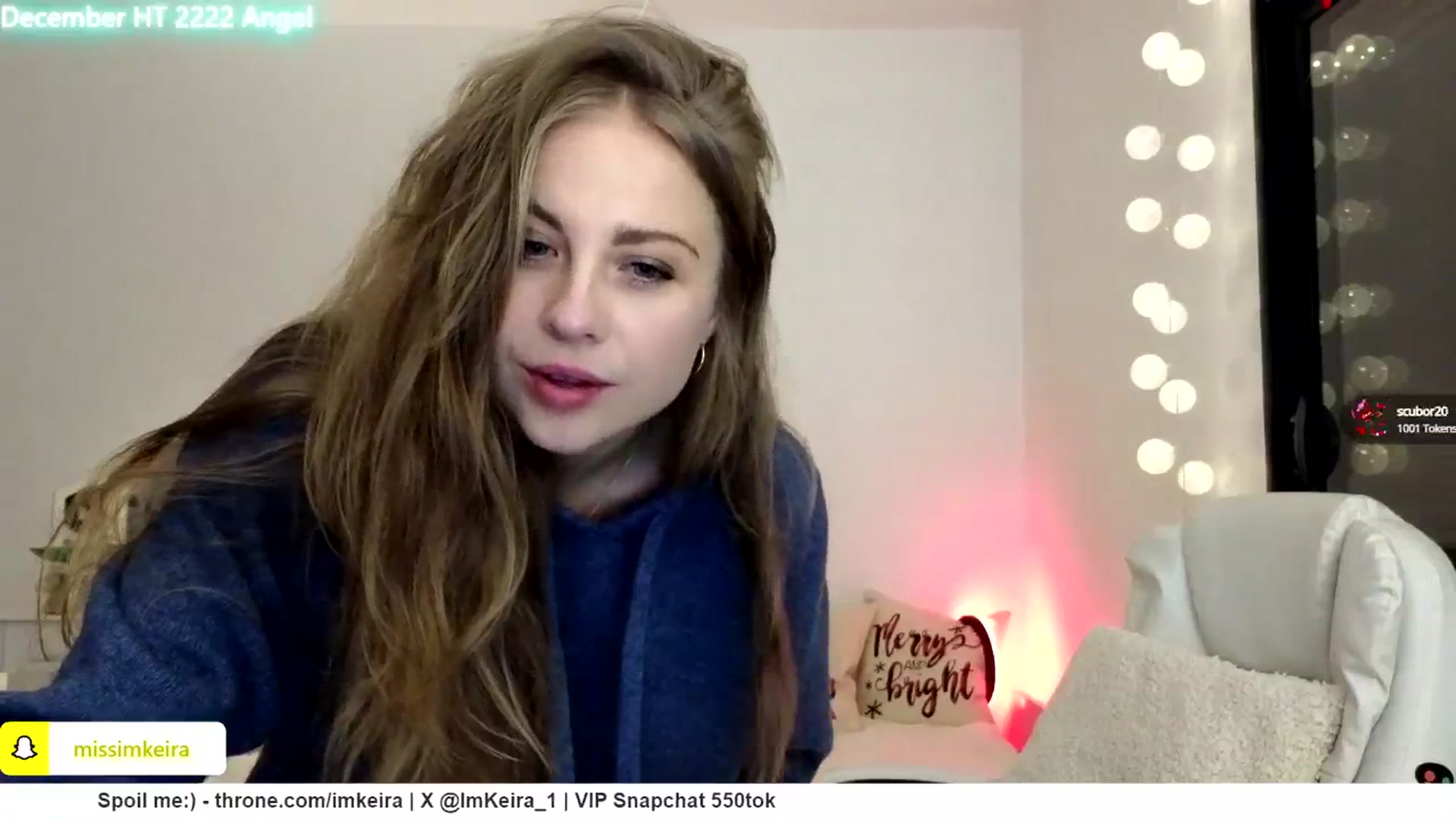 Gallery image thumbnail from ImKeira's myfreecams stream on, 12/12/2024, 20:23 image 19 of 20