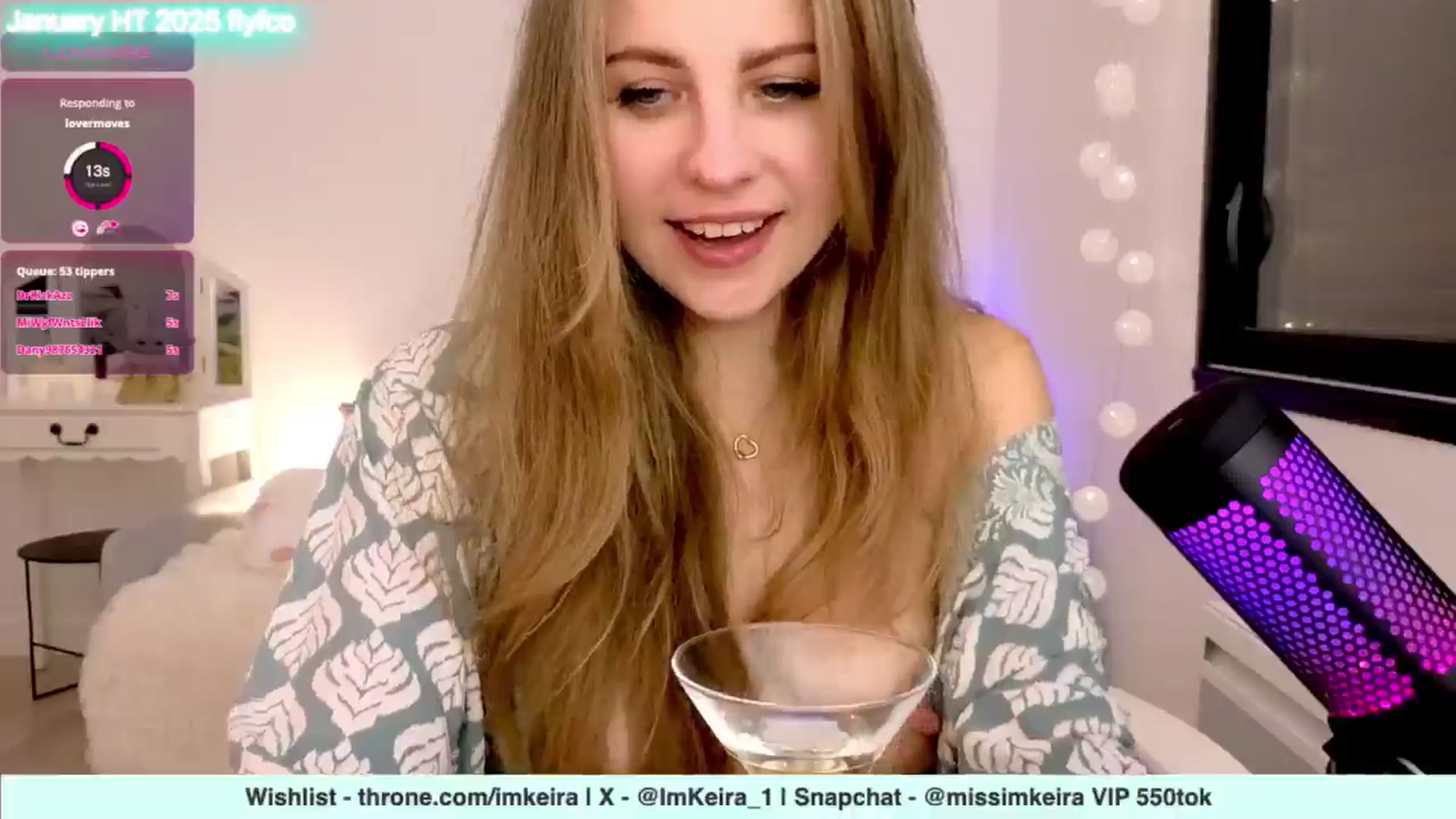 Gallery image thumbnail from ImKeira's myfreecams stream on, 01/04/2025, 23:43 image 15 of 20