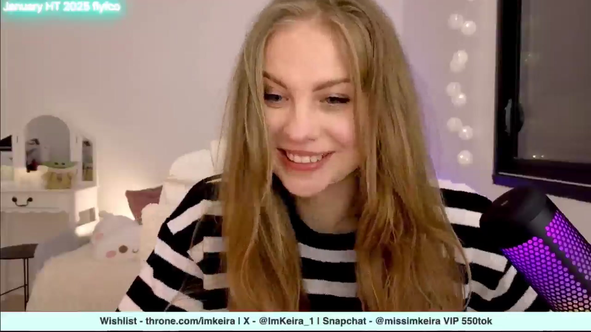 Gallery image thumbnail from ImKeira's myfreecams stream on, 01/06/2025, 21:38 image 9 of 20