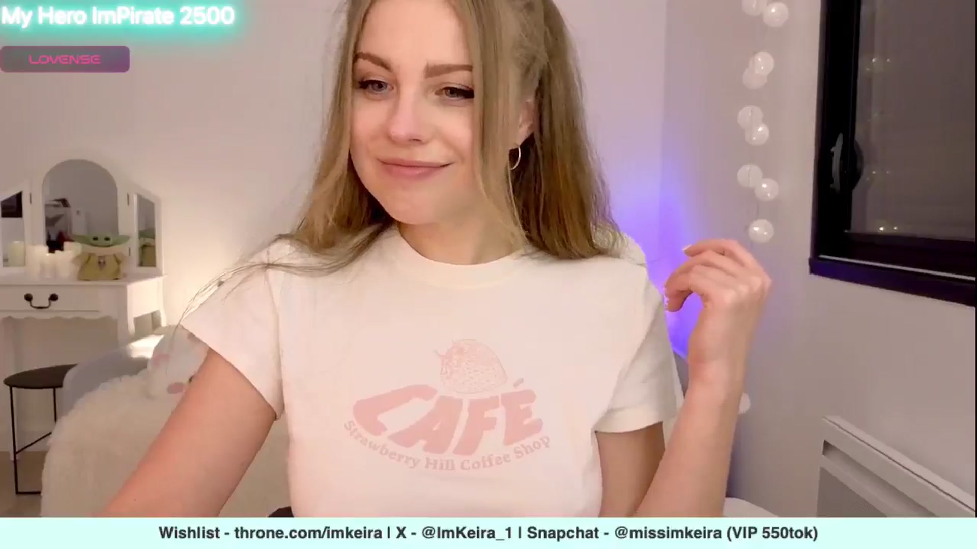 Gallery image thumbnail from ImKeira's myfreecams stream on, 01/12/2025, 20:43 image 2 of 20