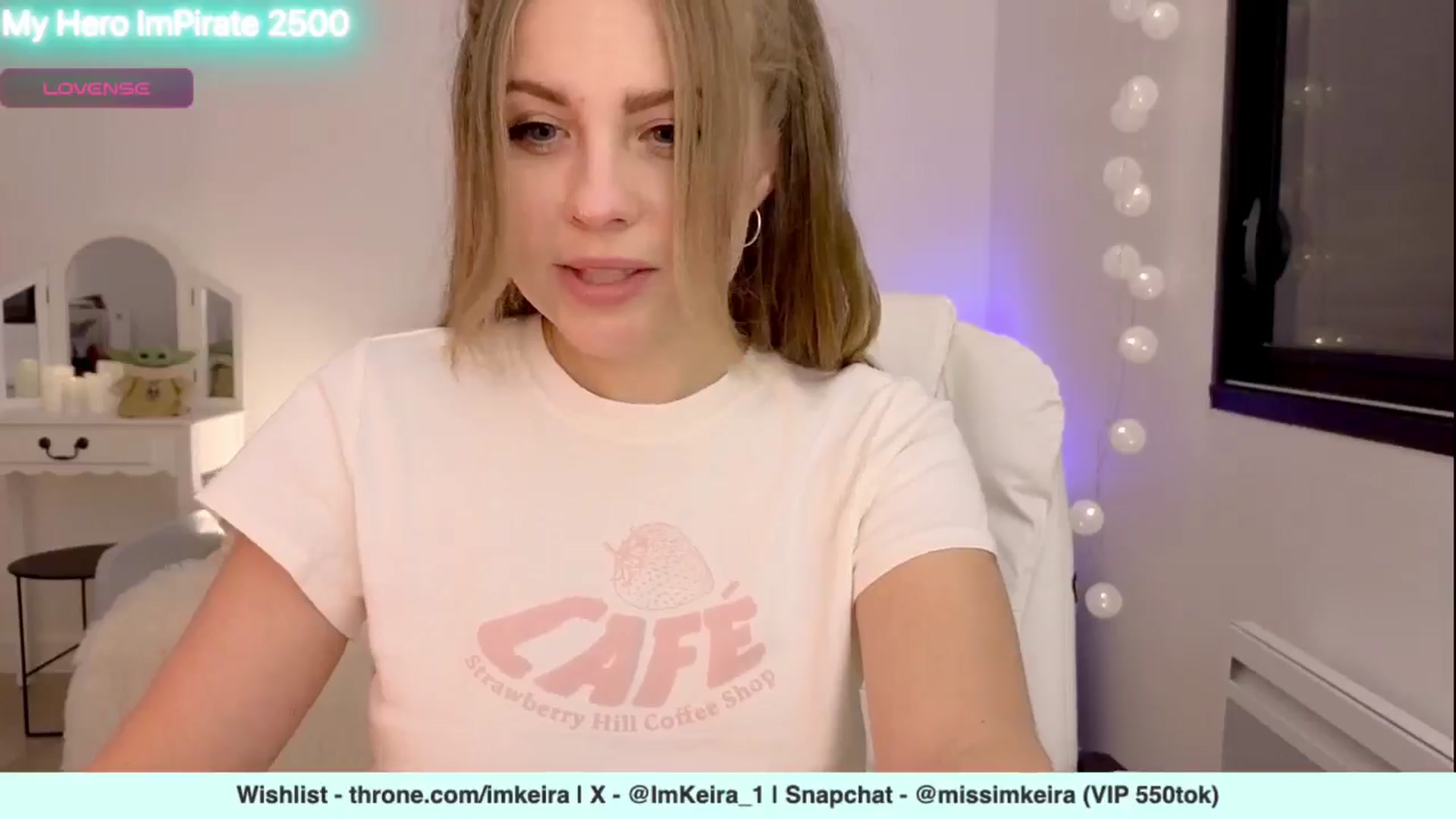 Gallery image thumbnail from ImKeira's myfreecams stream on, 01/12/2025, 20:43 image 6 of 20