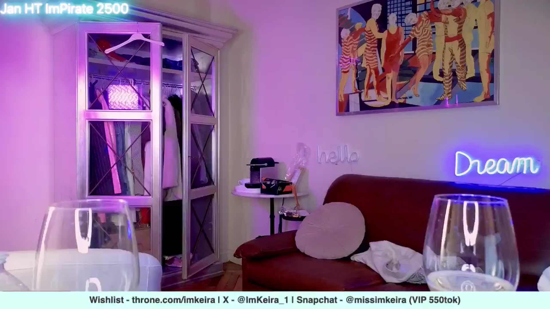 Gallery image thumbnail from ImKeira's myfreecams stream on, 01/18/2025, 22:16 image 16 of 20