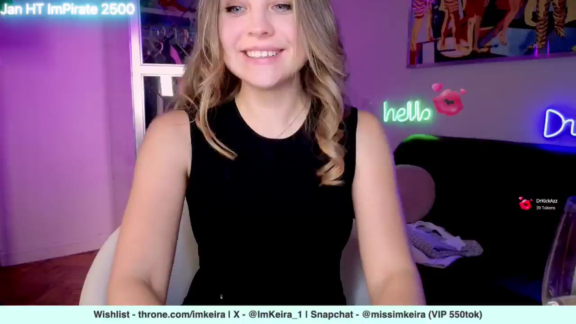 Gallery image thumbnail from ImKeira's myfreecams stream on, 01/19/2025, 24:02 image 1 of 20