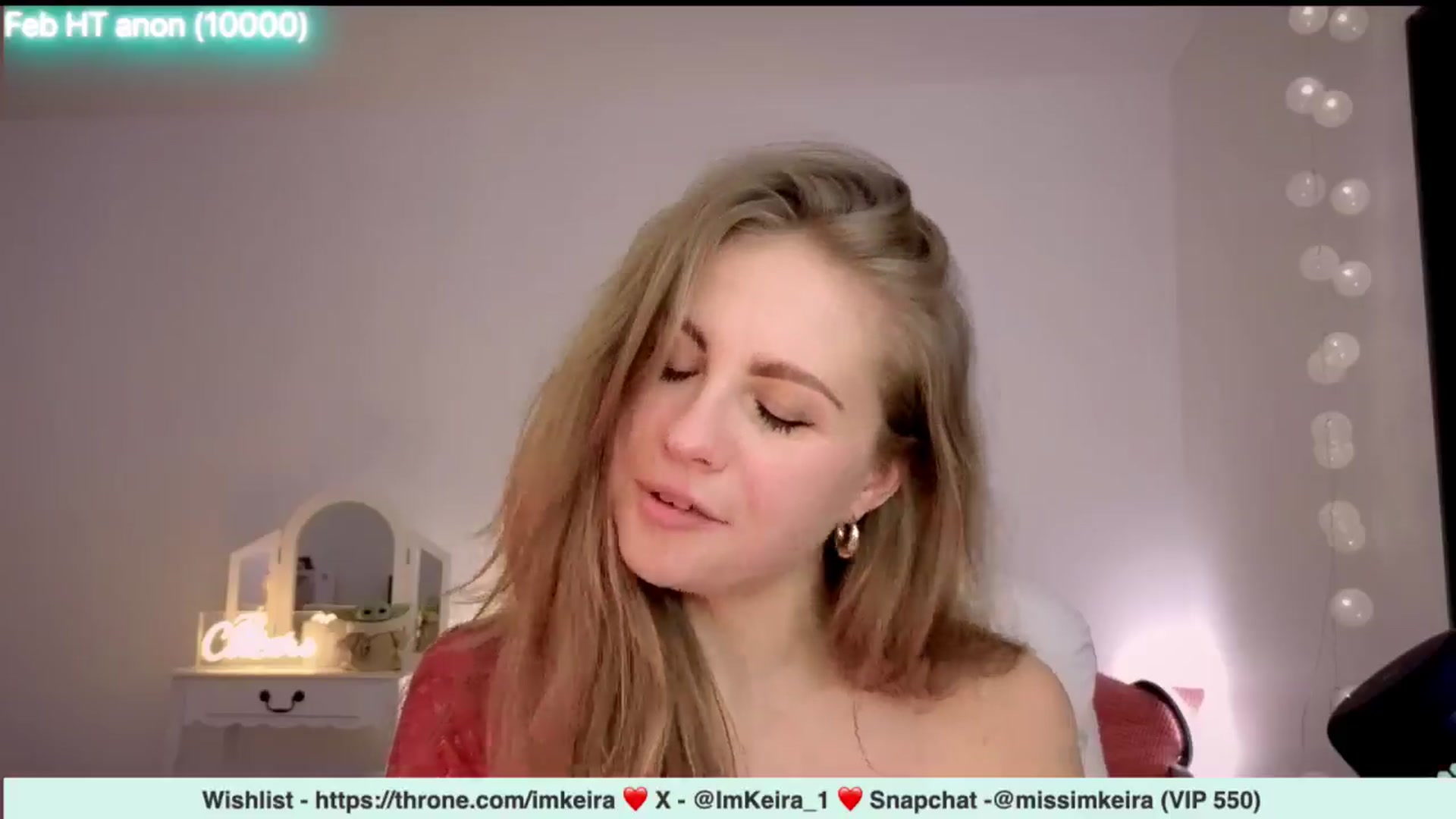 Gallery image thumbnail from ImKeira's myfreecams stream on, 02/25/2025, 01:11 image 20 of 20