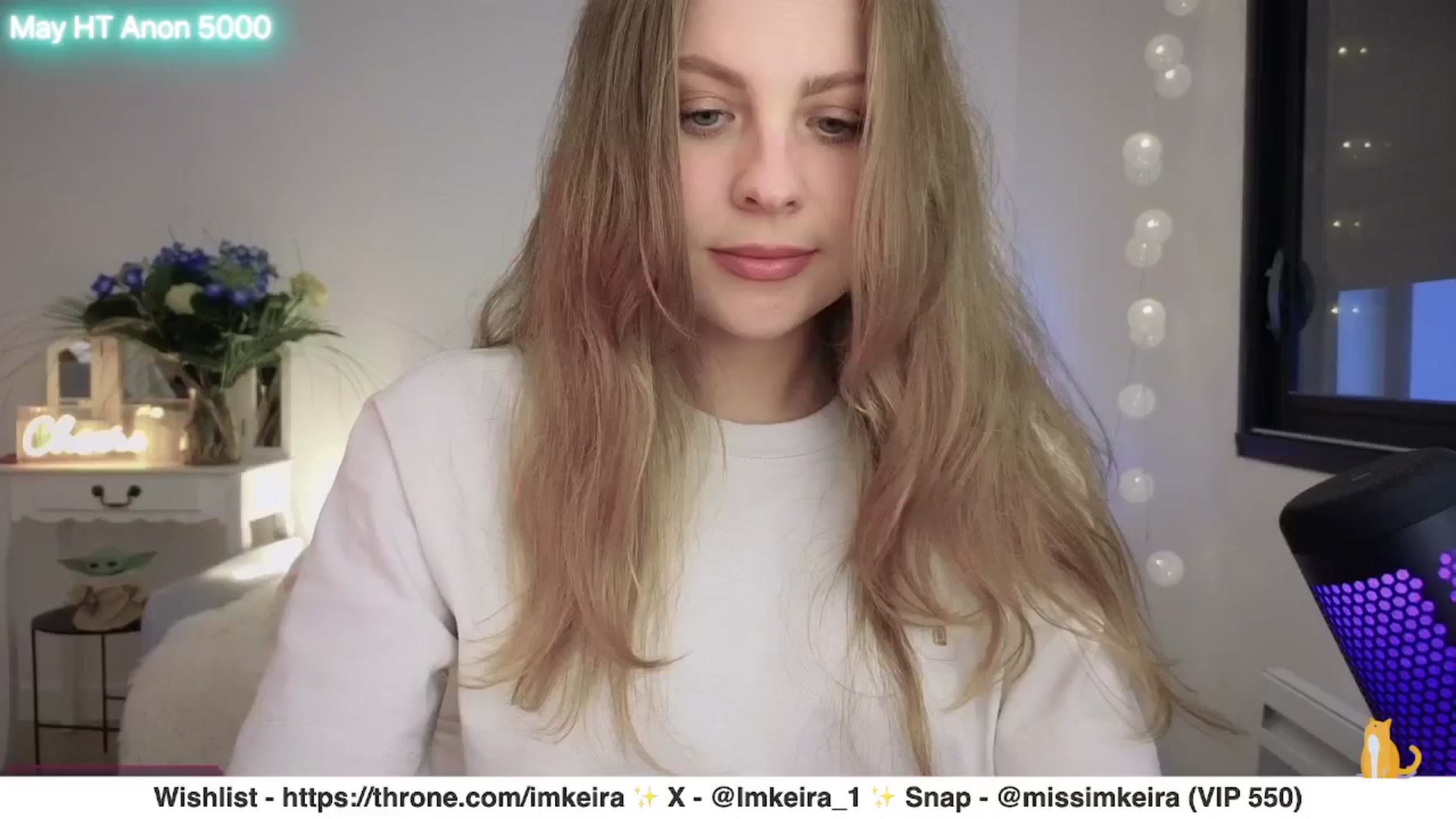 Gallery image thumbnail from ImKeira's myfreecams stream on, 05/05/2025, 21:55 image 1 of 20