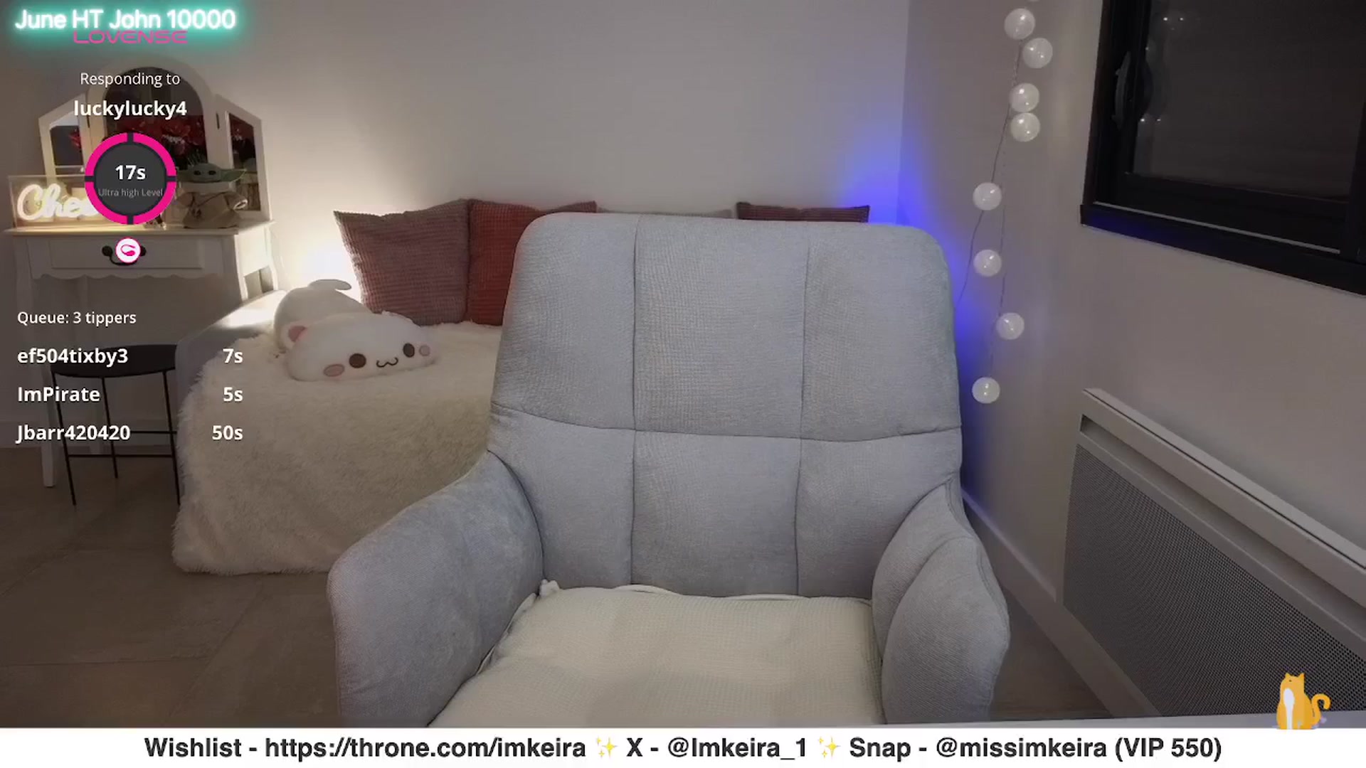 Gallery image thumbnail from ImKeira's myfreecams stream on, 06/28/2025, 23:36 image 19 of 20
