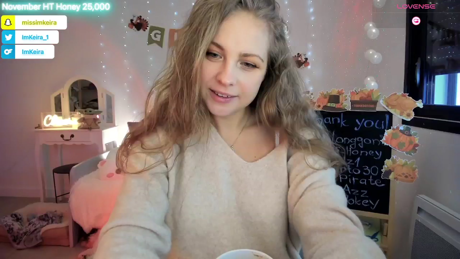 Gallery image thumbnail from ImKeira's myfreecams stream on, 11/30/2025, 17:26 image 1 of 20