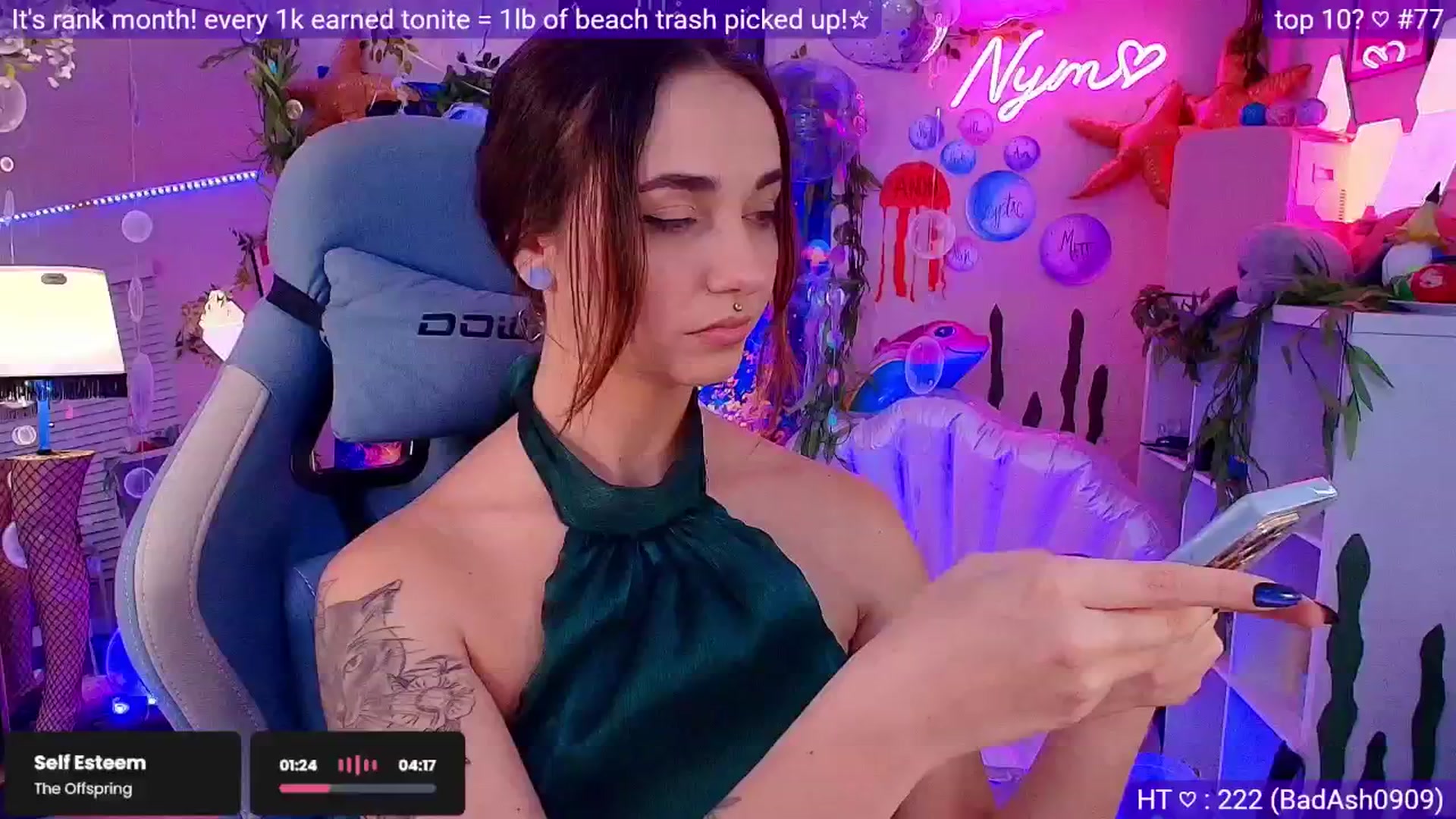 Gallery image thumbnail from ImTrash's myfreecams stream on, 07/04/2025, 04:39 image 13 of 20