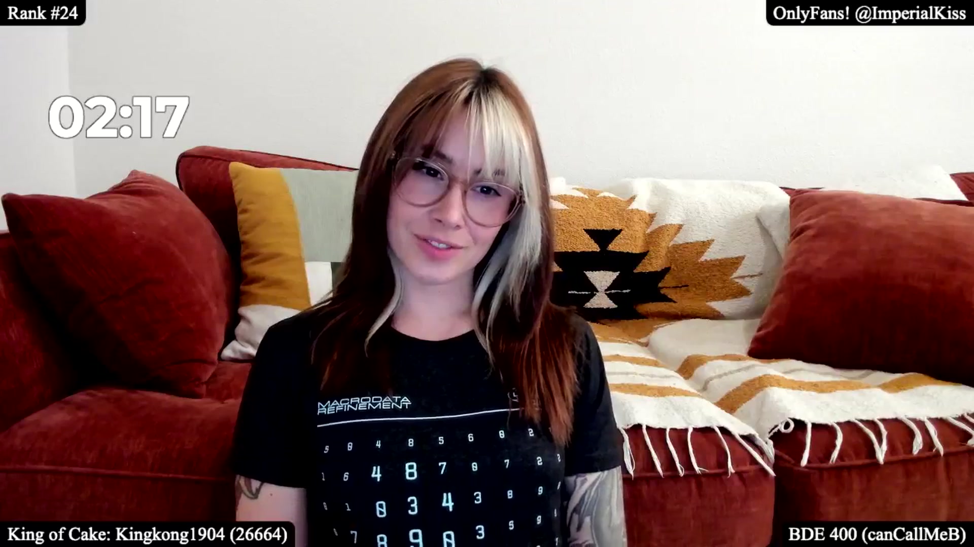 Gallery image thumbnail from ImperialBday's myfreecams stream on, 03/12/2025, 04:10 image 15 of 20
