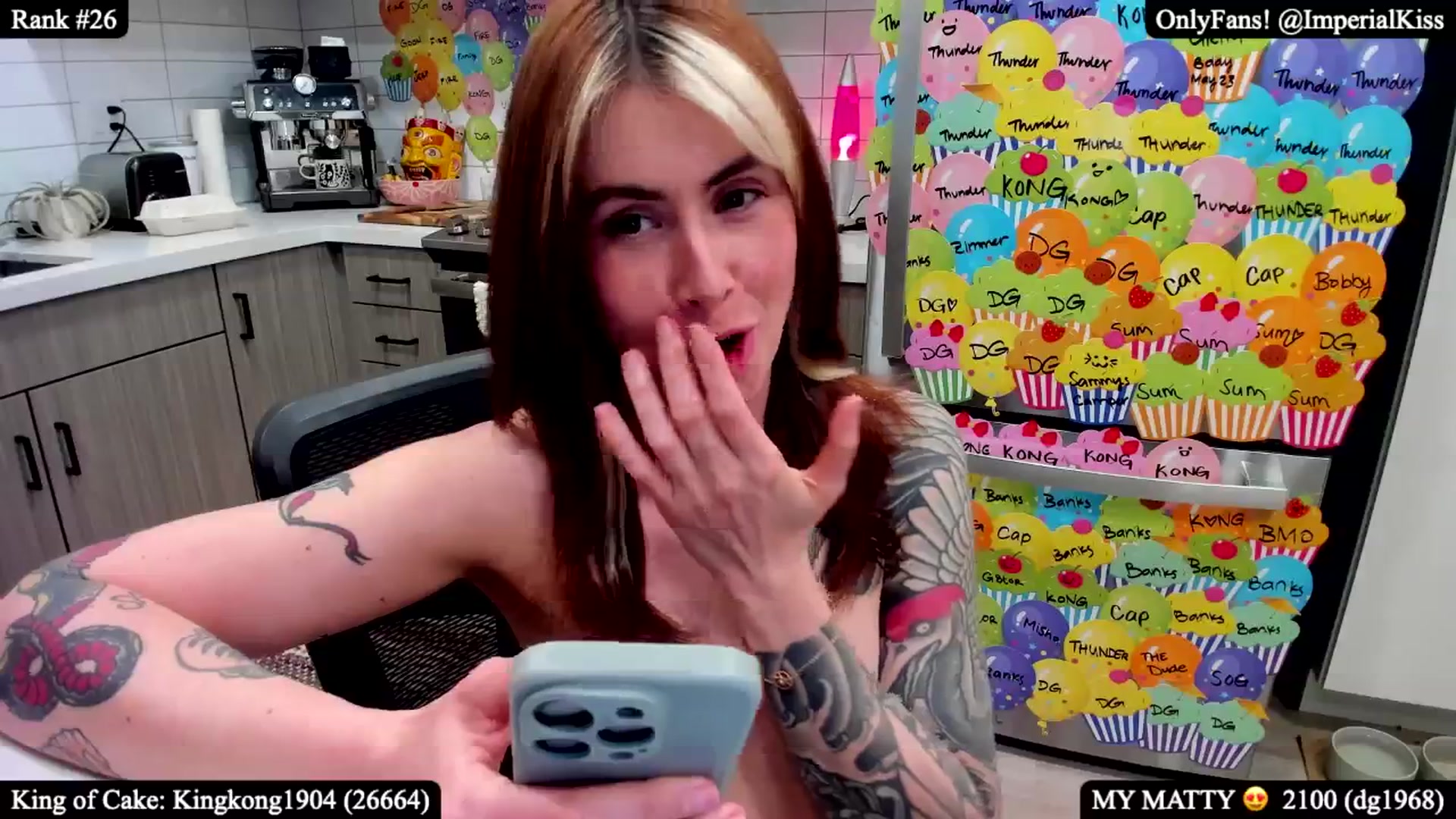 Gallery image thumbnail from ImperialBday's myfreecams stream on, 03/20/2025, 05:41 image 16 of 20